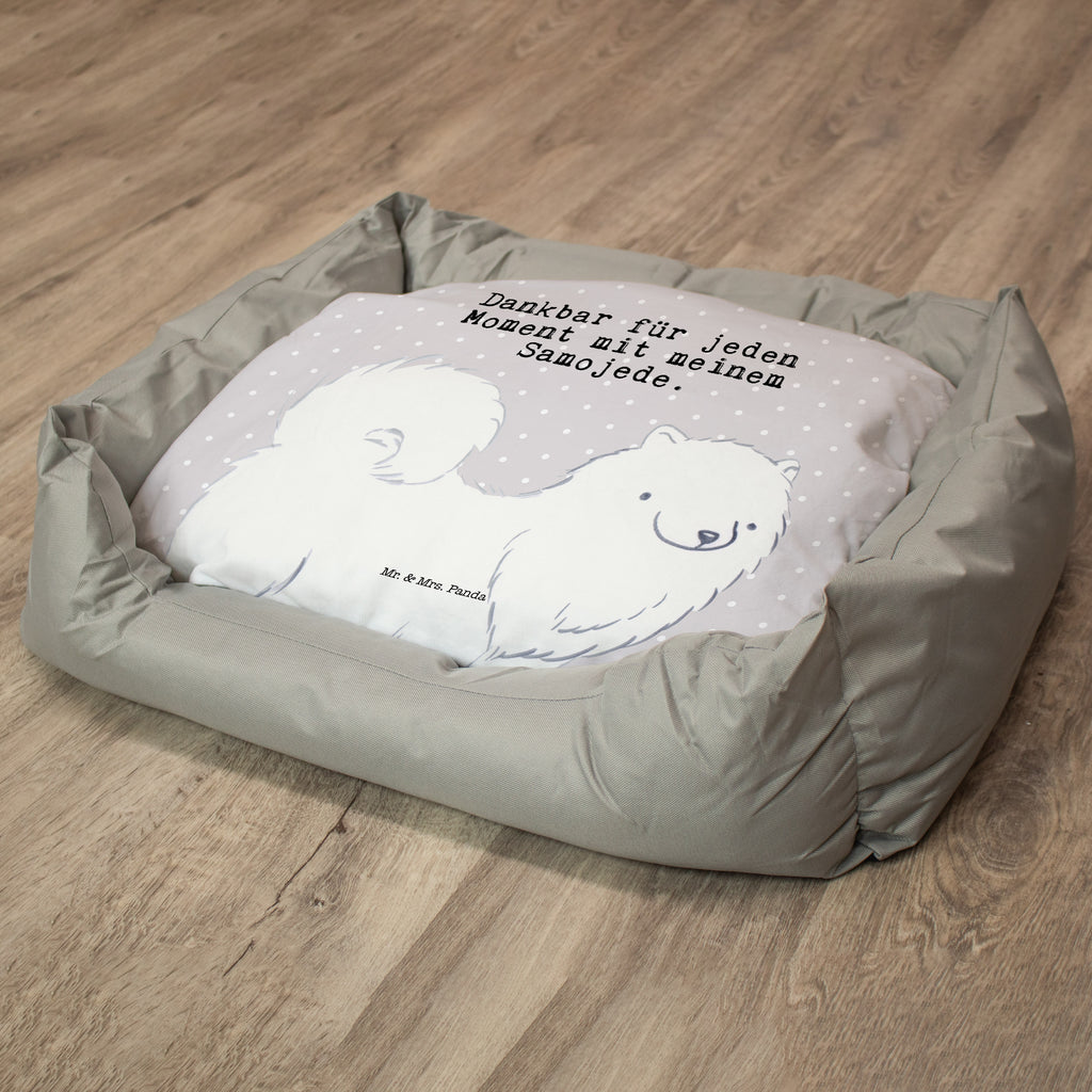 Hundebett Samojede Moment Hundebett, Hundeliege, Liegeplatz, Hund, Hundekörbchen, Körbchen, Tierbett, Hundebett Luxus, Hundekissen, Hundesofa, Hundeschlafplatz, Hundebettchen, Hundemöbel, Hundedecke, Hunderasse, Rassehund, Hundebesitzer, Geschenk, Tierfreund, Schenken, Welpe, Samojede, Samojedenhund, Samojedenspitz