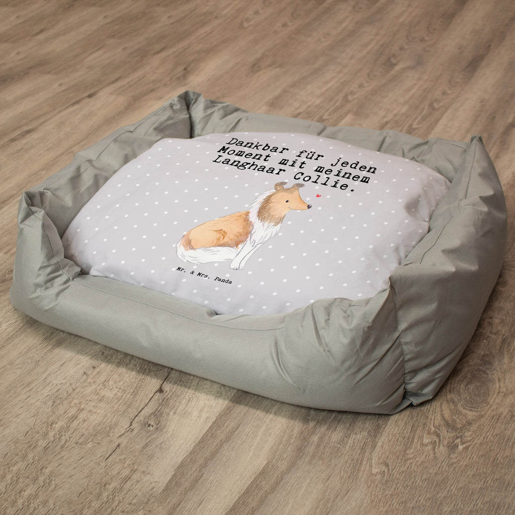 Hundebett Langhaar Collie Moment Hundebett, Hundeliege, Liegeplatz, Hund, Hundekörbchen, Körbchen, Tierbett, Hundebett Luxus, Hundekissen, Hundesofa, Hundeschlafplatz, Hundebettchen, Hundemöbel, Hundedecke, Hunderasse, Rassehund, Hundebesitzer, Geschenk, Tierfreund, Schenken, Welpe, Langhaar Collie, britischer Hütehund
