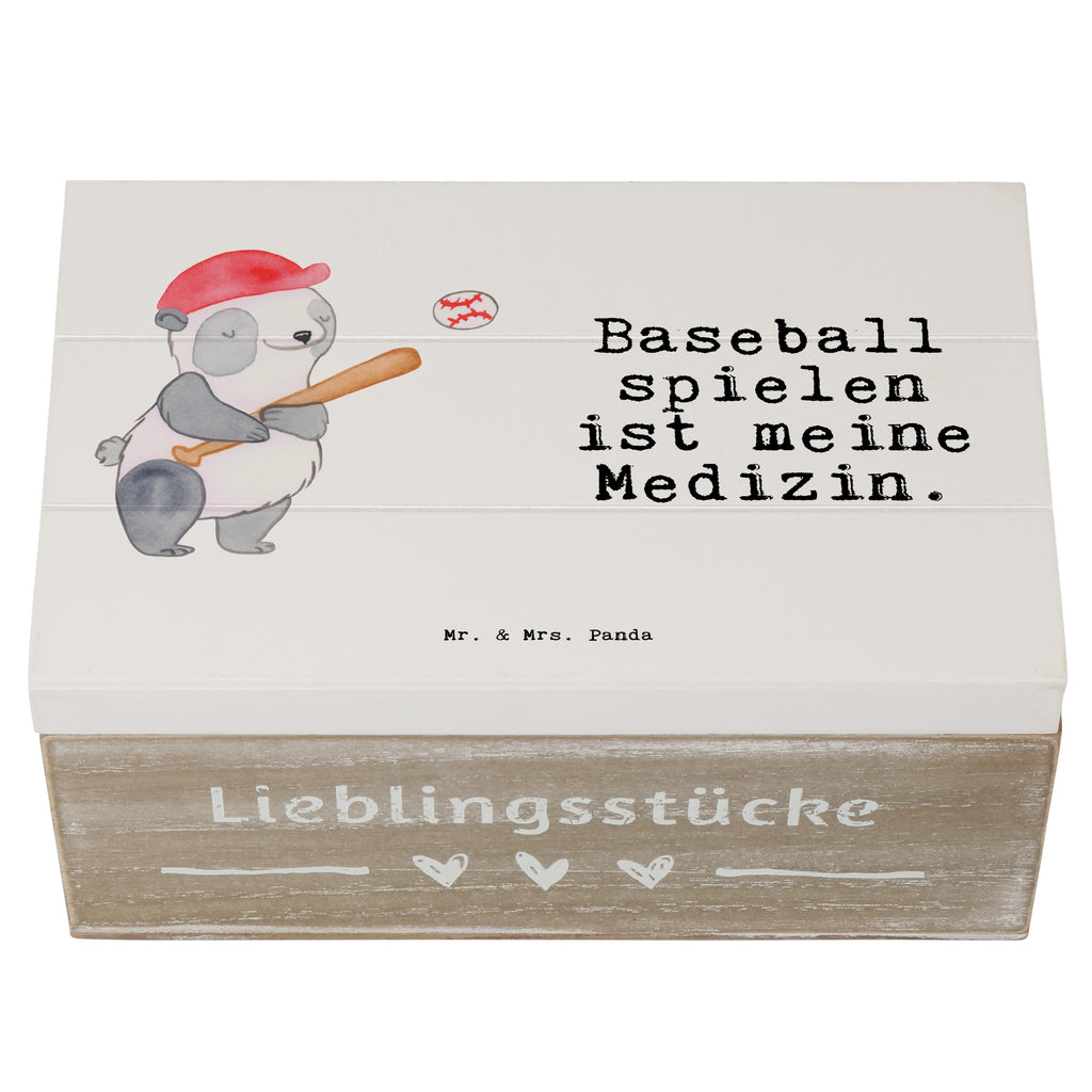 Holzkiste Panda Baseball spielen Medizin Baseball spielen, Baseball Spielen, Baseball Match, Ballsport, Baseballplatz, Baseballverein Holzkiste, Kiste, Schatzkiste, Truhe, Schatulle, XXL,  Erinnerungsbox, Erinnerungskiste, Dekokiste, Aufbewahrungsbox  Geschenk, Sport, Sportart, Hobby, Schenken, Danke, Dankeschön, Auszeichnung, Gewinn, Sportler