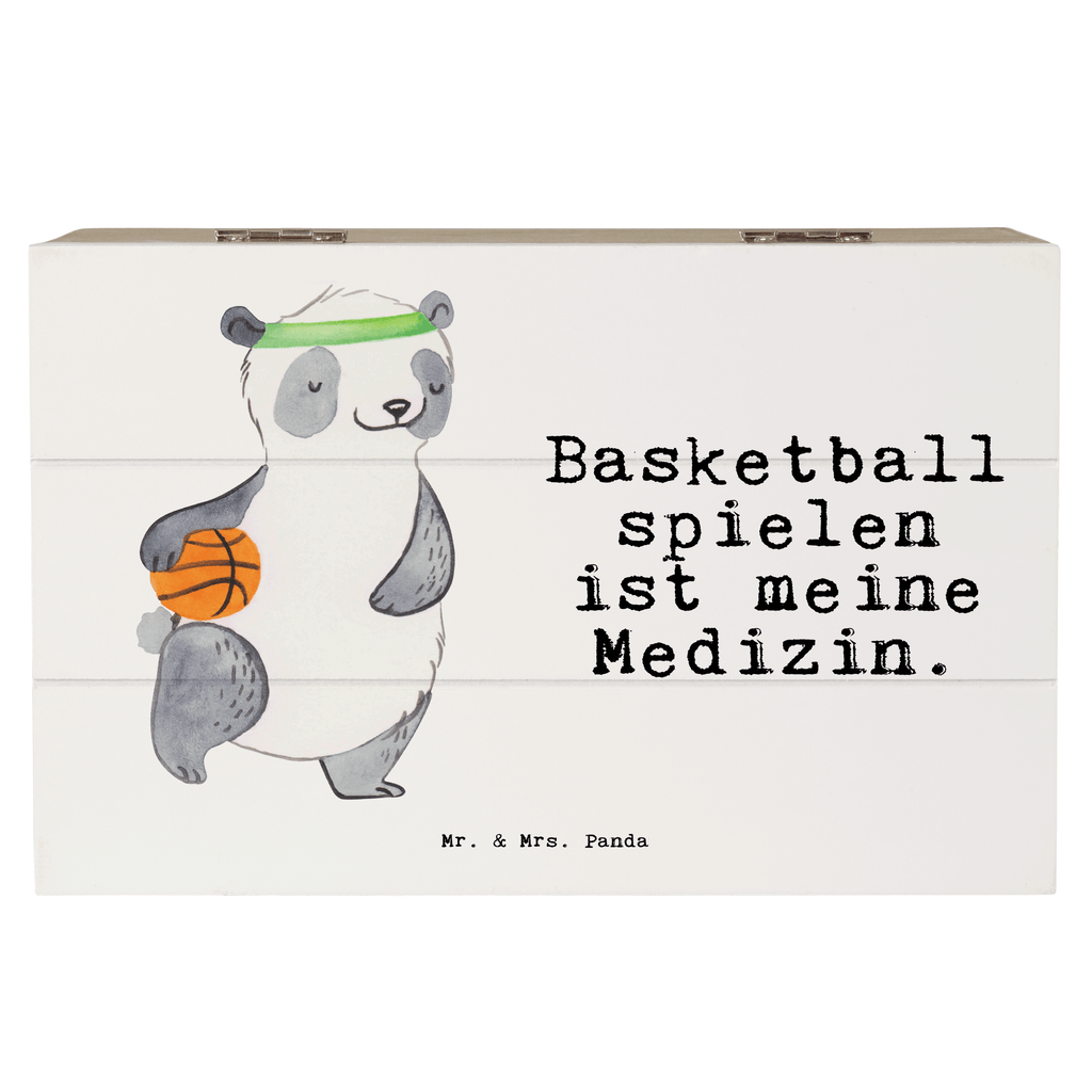 Holzkiste Panda Basketball Medizin Basketball, Basketball Verein, Basketball Verband, Basketballplatz Holzkiste, Kiste, Schatzkiste, Truhe, Schatulle, XXL,  Erinnerungsbox, Erinnerungskiste, Dekokiste, Aufbewahrungsbox  Geschenk, Sport, Sportart, Hobby, Schenken, Danke, Dankeschön, Auszeichnung, Gewinn, Sportler