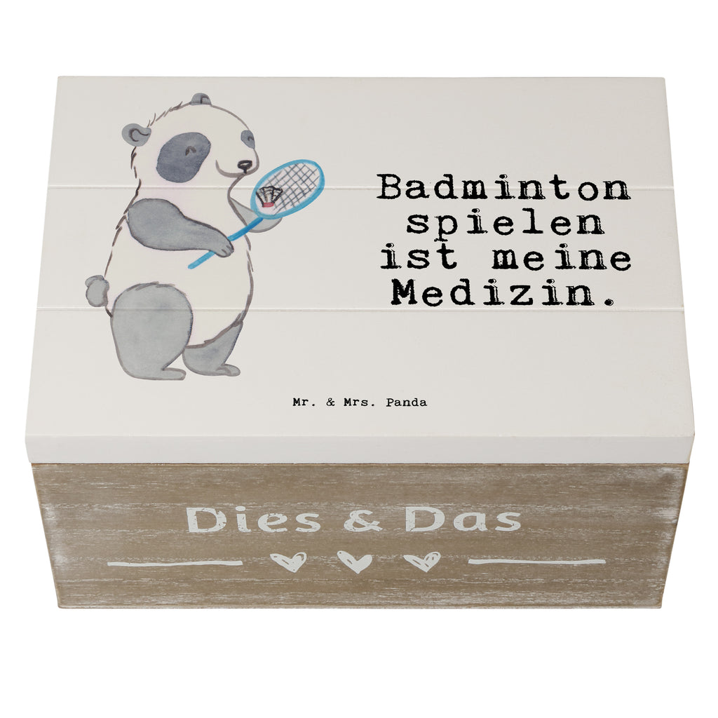 Holzkiste Panda Badminton  Medizin Badminton, Badminton spielen Holzkiste, Kiste, Schatzkiste, Truhe, Schatulle, XXL,  Erinnerungsbox, Erinnerungskiste, Dekokiste, Aufbewahrungsbox  Geschenk, Sport, Sportart, Hobby, Schenken, Danke, Dankeschön, Auszeichnung, Gewinn, Sportler