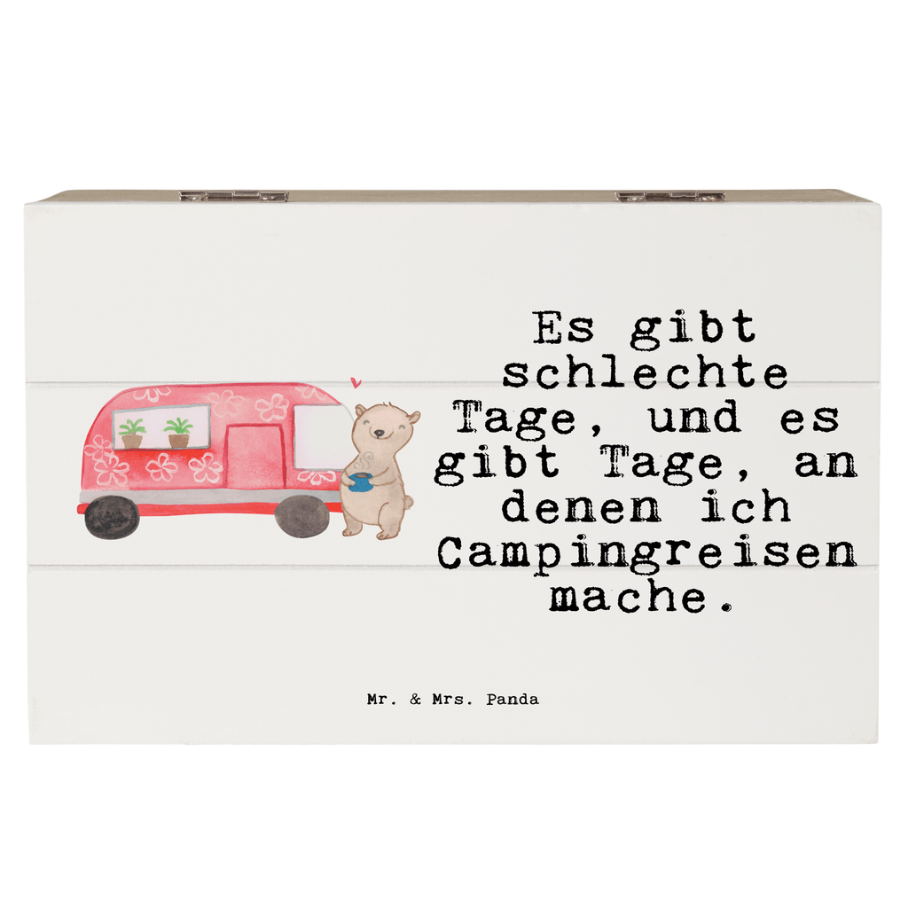 Holzkiste Bär Camper Tage Camper, Campen, Zelten, Campingplatz, Wohnmobil, Roadtrip, Urlaub Holzkiste, Kiste, Schatzkiste, Truhe, Schatulle, XXL,  Erinnerungsbox, Erinnerungskiste, Dekokiste, Aufbewahrungsbox  Geschenk, Sport, Sportart, Hobby, Schenken, Danke, Dankeschön, Auszeichnung, Gewinn, Sportler