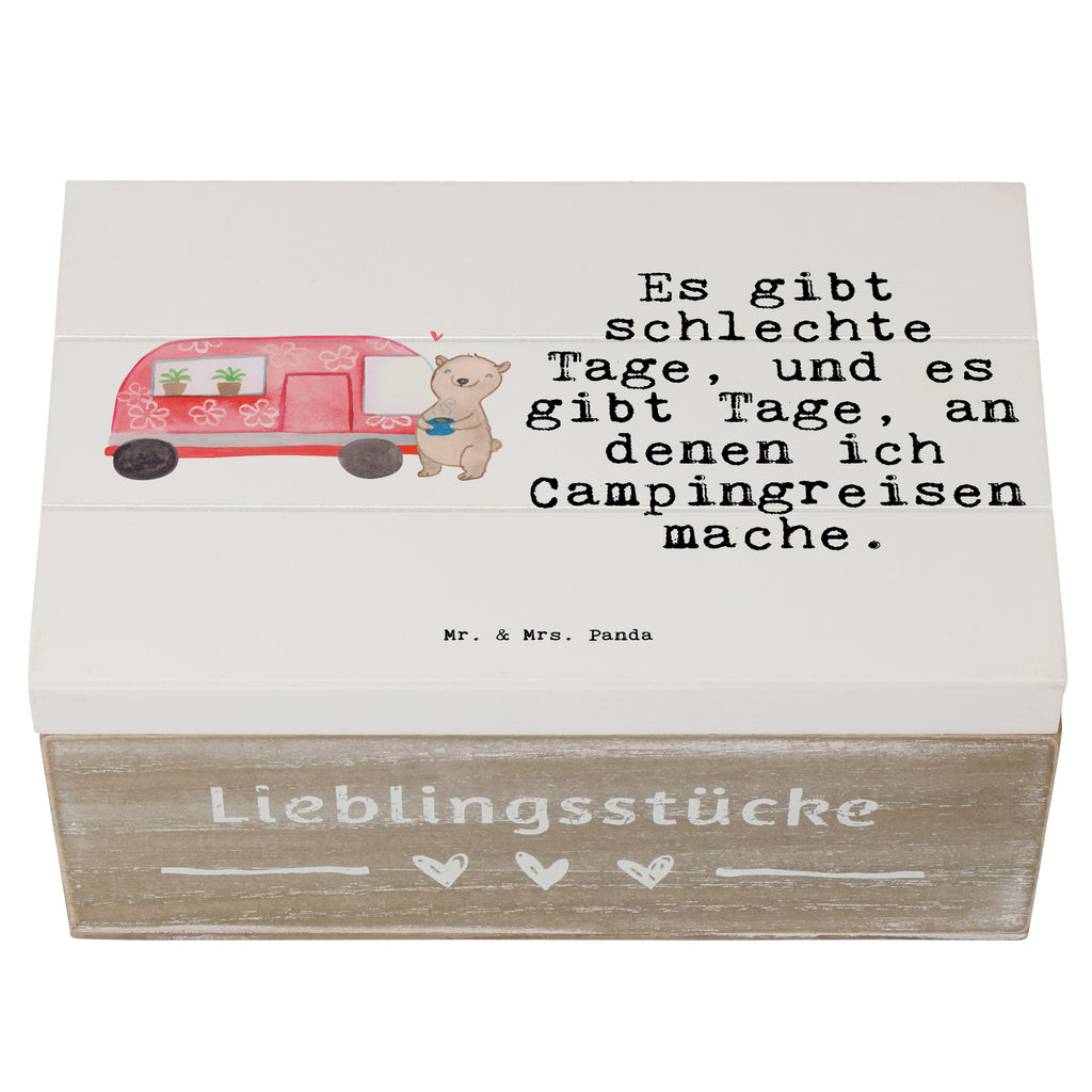 Holzkiste Bär Camper Tage Camper, Campen, Zelten, Campingplatz, Wohnmobil, Roadtrip, Urlaub Holzkiste, Kiste, Schatzkiste, Truhe, Schatulle, XXL,  Erinnerungsbox, Erinnerungskiste, Dekokiste, Aufbewahrungsbox  Geschenk, Sport, Sportart, Hobby, Schenken, Danke, Dankeschön, Auszeichnung, Gewinn, Sportler