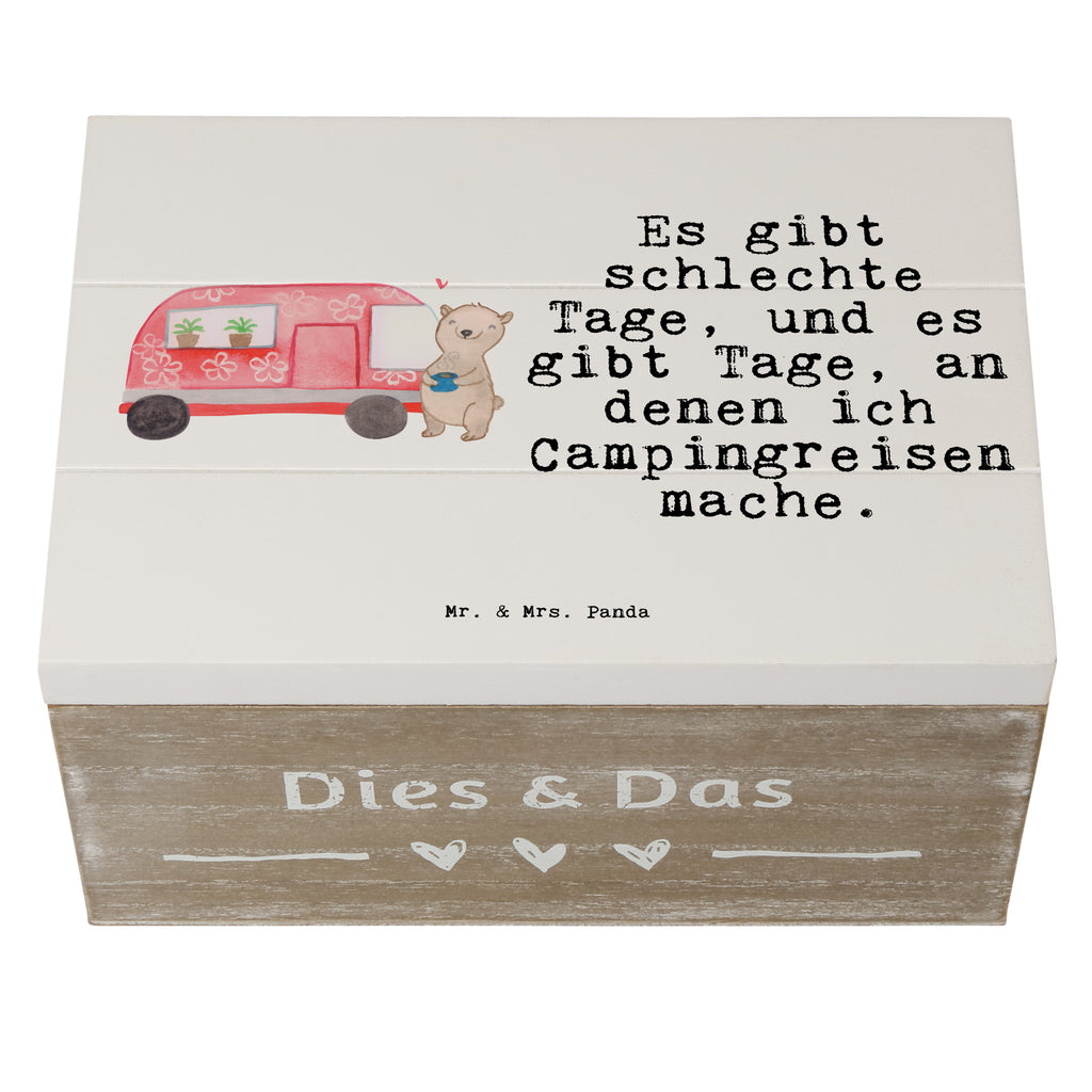 Holzkiste Bär Camper Tage Camper, Campen, Zelten, Campingplatz, Wohnmobil, Roadtrip, Urlaub Holzkiste, Kiste, Schatzkiste, Truhe, Schatulle, XXL,  Erinnerungsbox, Erinnerungskiste, Dekokiste, Aufbewahrungsbox  Geschenk, Sport, Sportart, Hobby, Schenken, Danke, Dankeschön, Auszeichnung, Gewinn, Sportler
