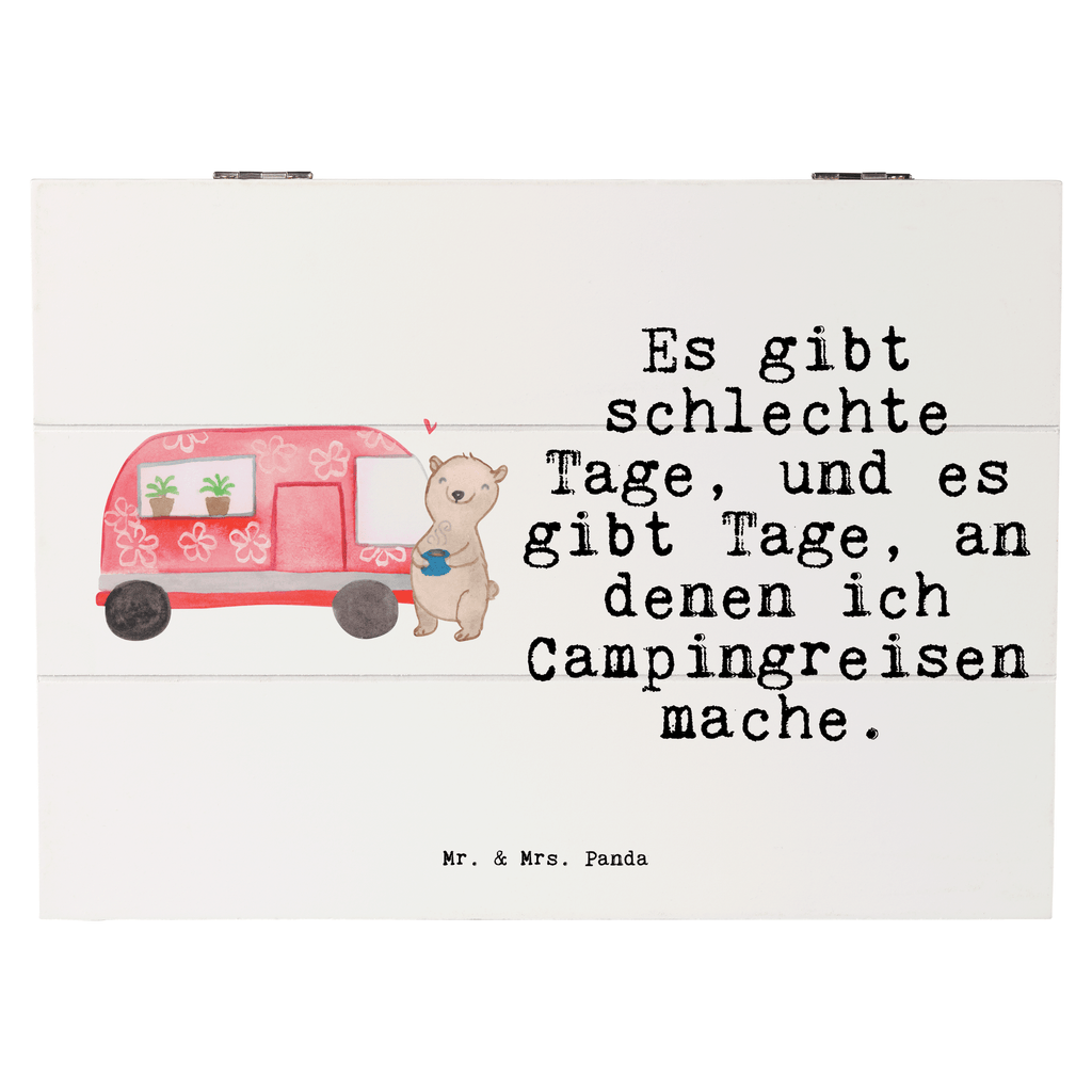 Holzkiste Bär Camper Tage Camper, Campen, Zelten, Campingplatz, Wohnmobil, Roadtrip, Urlaub Holzkiste, Kiste, Schatzkiste, Truhe, Schatulle, XXL,  Erinnerungsbox, Erinnerungskiste, Dekokiste, Aufbewahrungsbox  Geschenk, Sport, Sportart, Hobby, Schenken, Danke, Dankeschön, Auszeichnung, Gewinn, Sportler