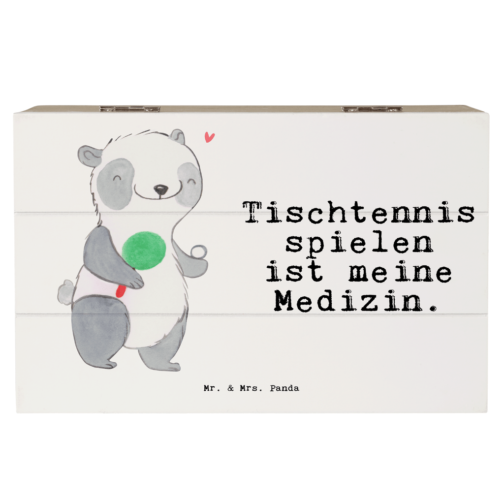 Holzkiste Panda Tischtennis Medizin Tischtennis, Tischtennis Bund, Tischtennis Verein, Ballsport Holzkiste, Kiste, Schatzkiste, Truhe, Schatulle, XXL,  Erinnerungsbox, Erinnerungskiste, Dekokiste, Aufbewahrungsbox  Geschenk, Sport, Sportart, Hobby, Schenken, Danke, Dankeschön, Auszeichnung, Gewinn, Sportler