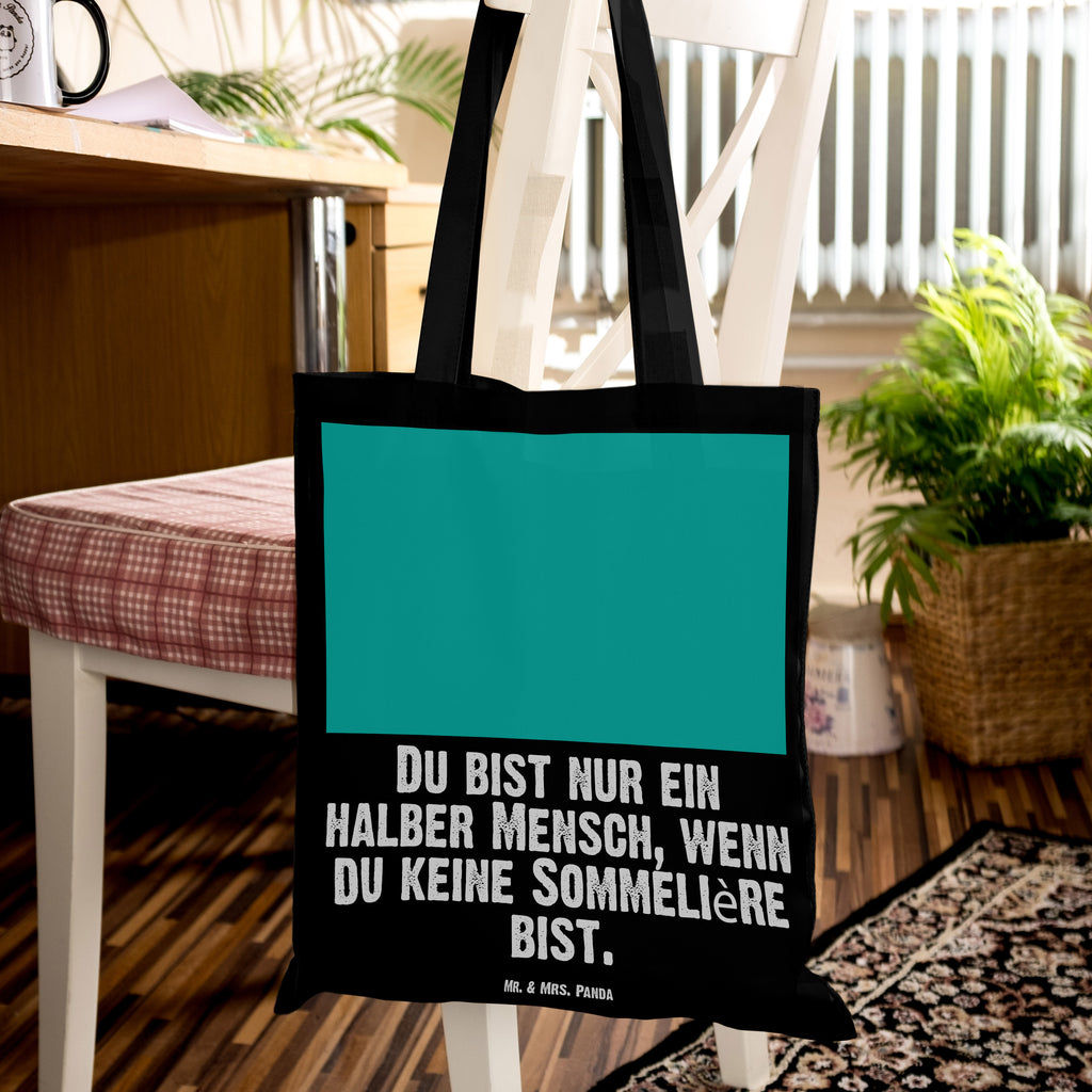 Tragetasche Sommelière mit Herz  Beuteltasche, Beutel, Einkaufstasche, Jutebeutel, Stoffbeutel   Beruf, Ausbildung, Jubiläum, Abschied, Rente, Kollege, Kollegin, Geschenk, Schenken, Arbeitskollege, Mitarbeiter, Firma, Danke, Dankeschön