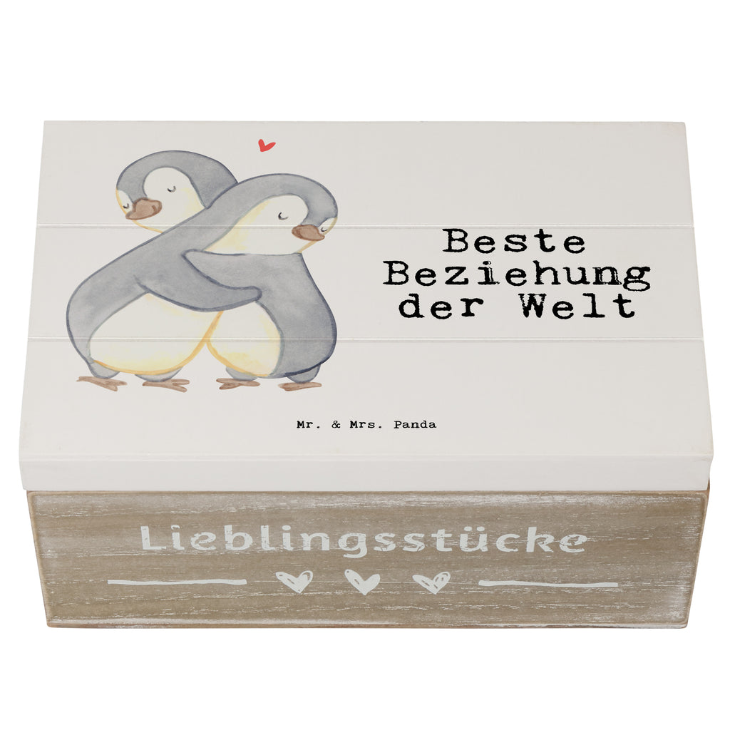 Holzkiste Pinguin Beste Beziehung der Welt Beziehung, Zusammen sein, Miteinander gehen, Liebe, Verlieb, Liebesgeschenk Holzkiste, Kiste, Schatzkiste, Truhe, Schatulle, XXL,  Erinnerungsbox, Erinnerungskiste, Dekokiste, Aufbewahrungsbox  für, Dankeschön, Geschenk, Schenken, Geburtstag, Geburtstagsgeschenk, Geschenkidee, Danke, Bedanken, Mitbringsel, Freude machen, Geschenktipp
