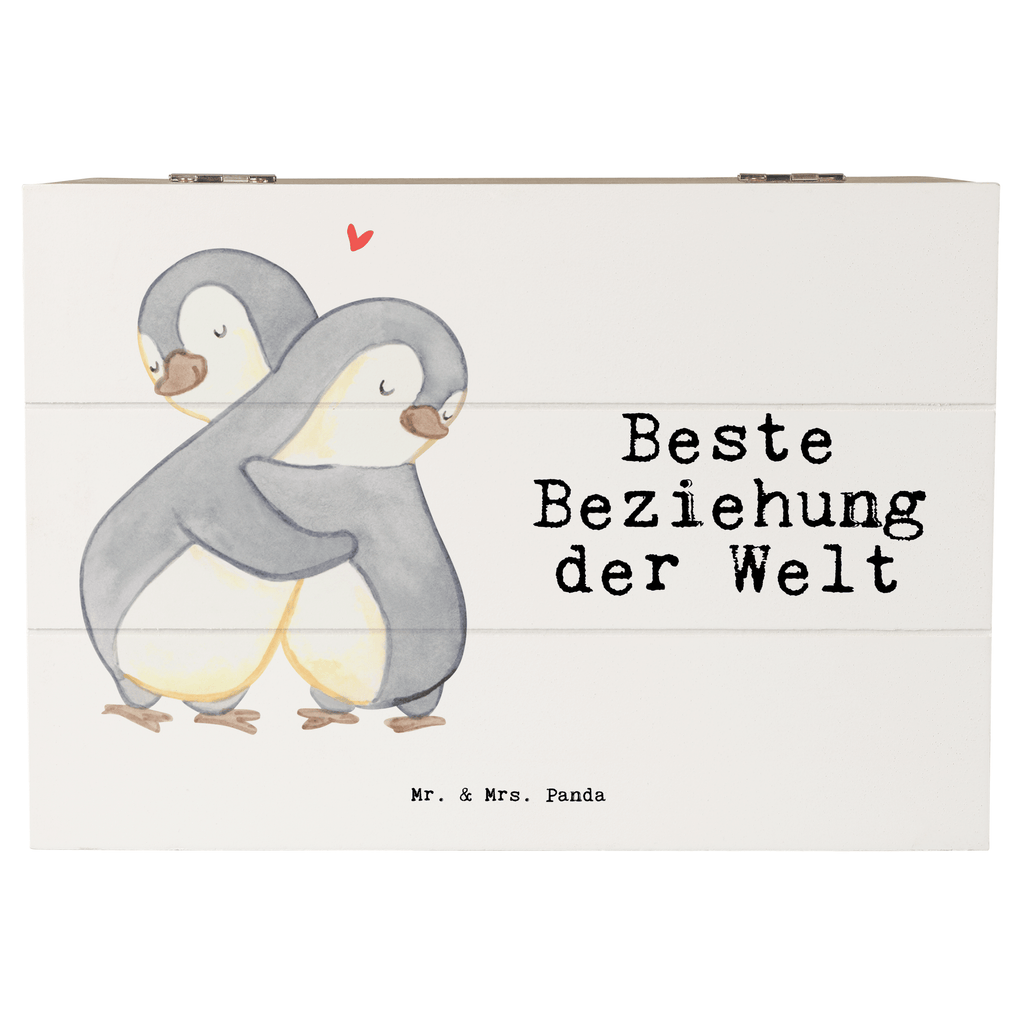 Holzkiste Pinguin Beste Beziehung der Welt Beziehung, Zusammen sein, Miteinander gehen, Liebe, Verlieb, Liebesgeschenk Holzkiste, Kiste, Schatzkiste, Truhe, Schatulle, XXL,  Erinnerungsbox, Erinnerungskiste, Dekokiste, Aufbewahrungsbox  für, Dankeschön, Geschenk, Schenken, Geburtstag, Geburtstagsgeschenk, Geschenkidee, Danke, Bedanken, Mitbringsel, Freude machen, Geschenktipp