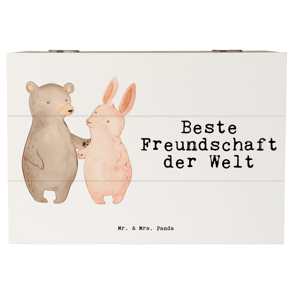 Holzkiste Hase Beste Freundschaft der Welt Freundschaft, Freunde, Freunde fürs Leben, best friends, Freundin, Freund, Clique, Kumpel, bae, bff,  Holzkiste, Kiste, Schatzkiste, Truhe, Schatulle, XXL,  Erinnerungsbox, Erinnerungskiste, Dekokiste, Aufbewahrungsbox  für, Dankeschön, Geschenk, Schenken, Geburtstag, Geburtstagsgeschenk, Geschenkidee, Danke, Bedanken, Mitbringsel, Freude machen, Geschenktipp