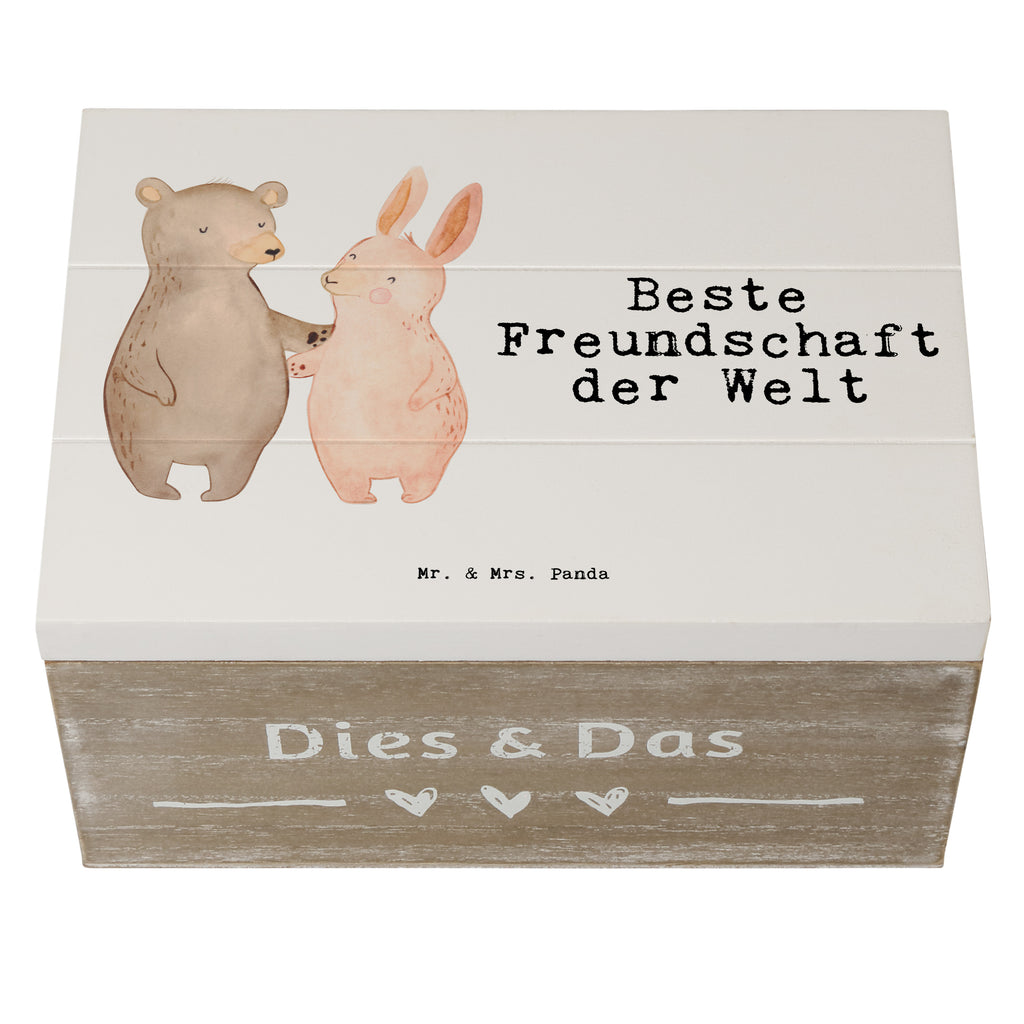Holzkiste Hase Beste Freundschaft der Welt Freundschaft, Freunde, Freunde fürs Leben, best friends, Freundin, Freund, Clique, Kumpel, bae, bff,  Holzkiste, Kiste, Schatzkiste, Truhe, Schatulle, XXL,  Erinnerungsbox, Erinnerungskiste, Dekokiste, Aufbewahrungsbox  für, Dankeschön, Geschenk, Schenken, Geburtstag, Geburtstagsgeschenk, Geschenkidee, Danke, Bedanken, Mitbringsel, Freude machen, Geschenktipp