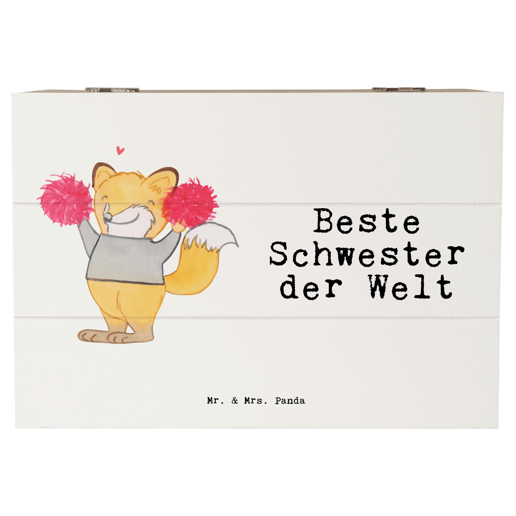 Holzkiste Fuchs Beste Schwester der Welt Schwester, Geschwister, Schwesterherz, Sister, Geschenk, Familie, Kleinigkeit, Beste, Tochter Holzkiste, Kiste, Schatzkiste, Truhe, Schatulle, XXL,  Erinnerungsbox, Erinnerungskiste, Dekokiste, Aufbewahrungsbox  für, Dankeschön, Geschenk, Schenken, Geburtstag, Geburtstagsgeschenk, Geschenkidee, Danke, Bedanken, Mitbringsel, Freude machen, Geschenktipp