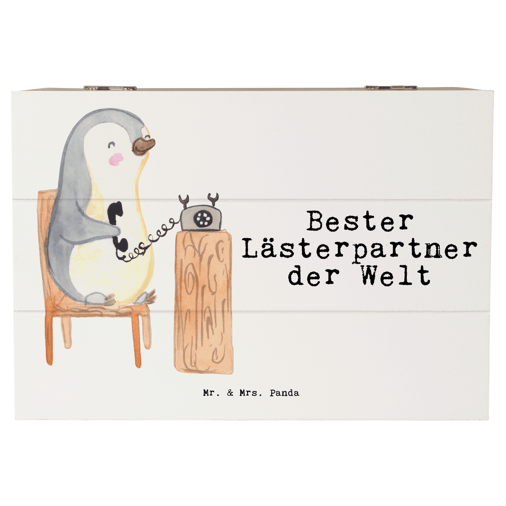 Holzkiste Pinguin Bester Lästerpartner der Welt Lästerpartner, Lesterpartner, lestern, Lästerschwester, Lästern, beste Freundin, Freundin, Spaß, bff   Holzkiste, Kiste, Schatzkiste, Truhe, Schatulle, XXL,  Erinnerungsbox, Erinnerungskiste, Dekokiste, Aufbewahrungsbox  für, Dankeschön, Geschenk, Schenken, Geburtstag, Geburtstagsgeschenk, Geschenkidee, Danke, Bedanken, Mitbringsel, Freude machen, Geschenktipp