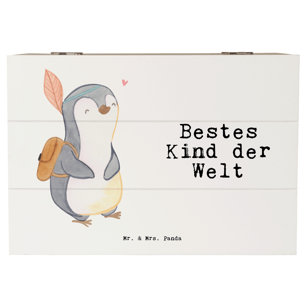 Holzkiste Pinguin Bestes Kind der Welt Kinder, Kind, Kid, Kids, Kiddy, Bestes, Tochter, Sohn, Nachwuchs, Geburt, Geburtstag, Liebling, Taufe,  Holzkiste, Kiste, Schatzkiste, Truhe, Schatulle, XXL,  Erinnerungsbox, Erinnerungskiste, Dekokiste, Aufbewahrungsbox  für, Dankeschön, Geschenk, Schenken, Geburtstag, Geburtstagsgeschenk, Geschenkidee, Danke, Bedanken, Mitbringsel, Freude machen, Geschenktipp
