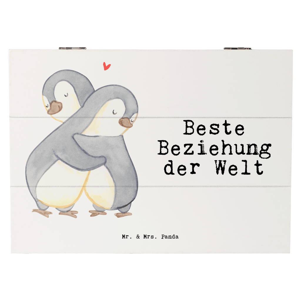 Holzkiste Pinguin Beste Beziehung der Welt Beziehung, Zusammen sein, Miteinander gehen, Liebe, Verlieb, Liebesgeschenk Holzkiste, Kiste, Schatzkiste, Truhe, Schatulle, XXL,  Erinnerungsbox, Erinnerungskiste, Dekokiste, Aufbewahrungsbox  für, Dankeschön, Geschenk, Schenken, Geburtstag, Geburtstagsgeschenk, Geschenkidee, Danke, Bedanken, Mitbringsel, Freude machen, Geschenktipp