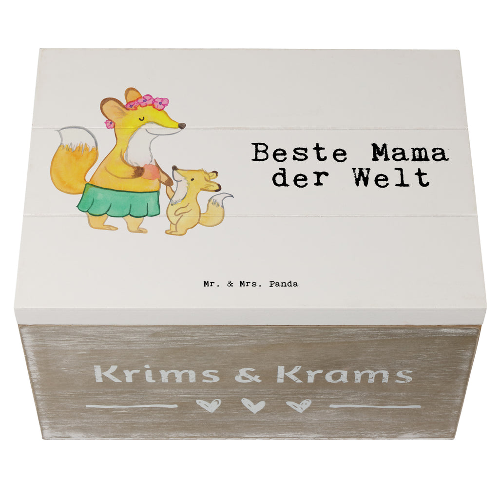 Holzkiste Fuchs Beste Mama der Welt Mama, Mami, Mutter, Muttertag, Mutti, Ma, Tochter, Sohn, Dankeschön, Danke, Beste Mama, Beste, Supermama Holzkiste, Kiste, Schatzkiste, Truhe, Schatulle, XXL,  Erinnerungsbox, Erinnerungskiste, Dekokiste, Aufbewahrungsbox  für, Dankeschön, Geschenk, Schenken, Geburtstag, Geburtstagsgeschenk, Geschenkidee, Danke, Bedanken, Mitbringsel, Freude machen, Geschenktipp