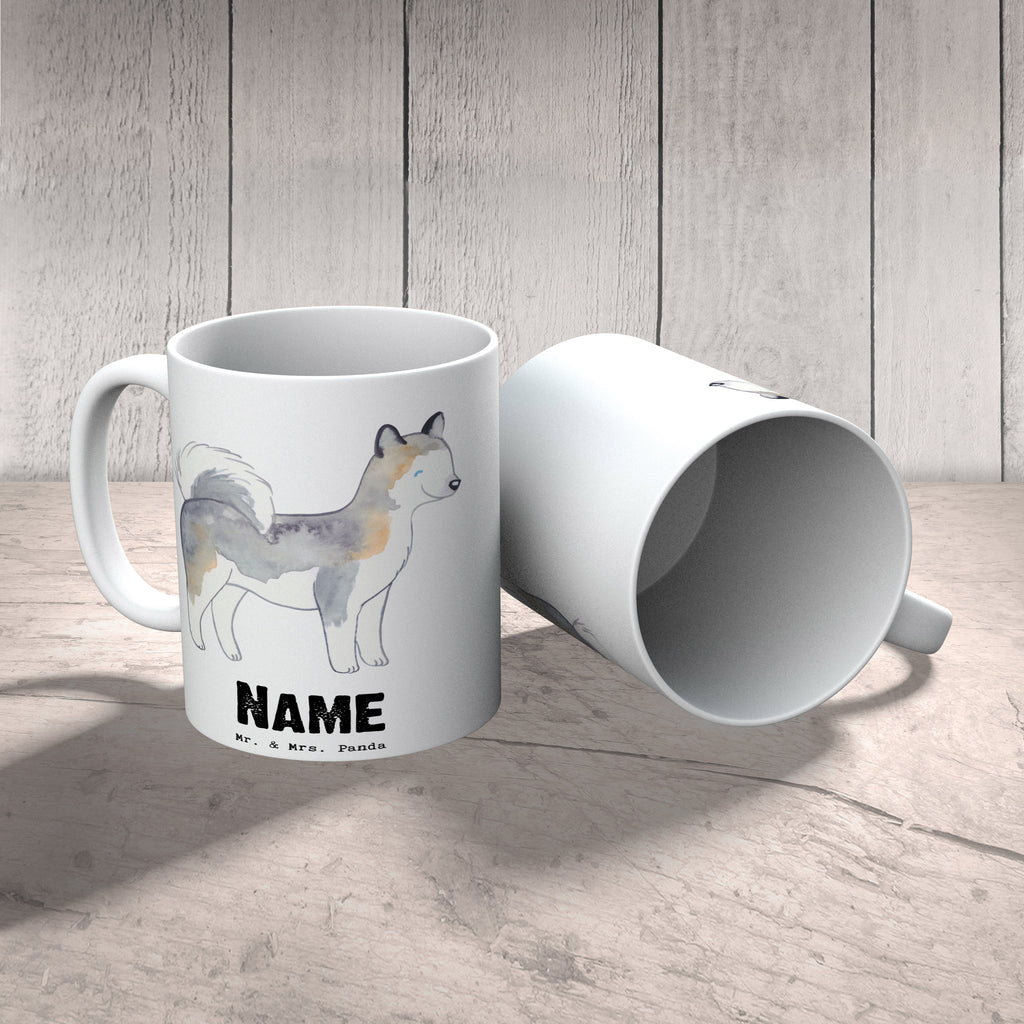 Personalisierte Tasse Siberian Husky Lebensretter Personalisierte Tasse, Namenstasse, Wunschname, Personalisiert, Tasse, Namen, Drucken, Tasse mit Namen, Hund, Hunderasse, Rassehund, Hundebesitzer, Geschenk, Tierfreund, Schenken, Welpe, Siberian Husky