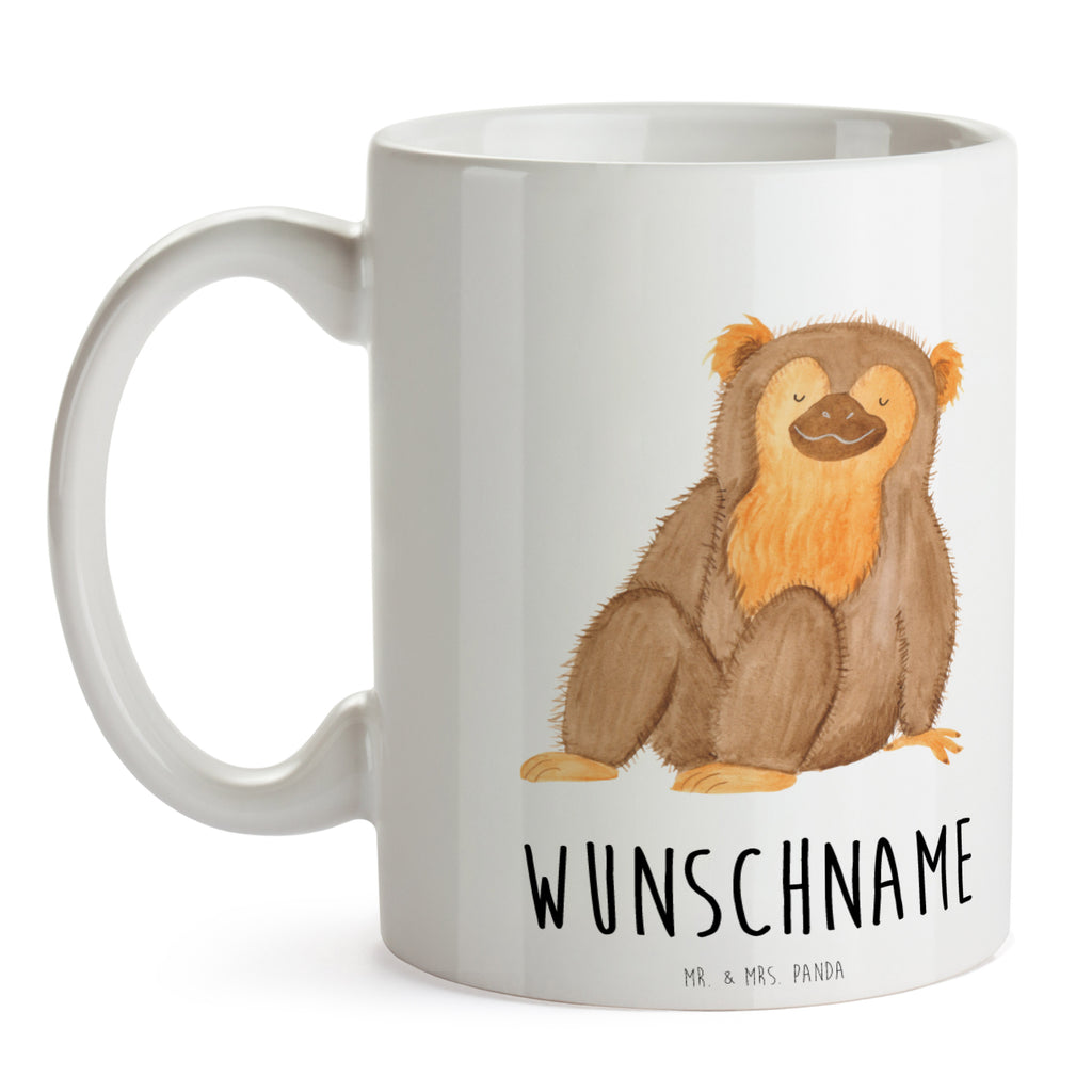 Personalisierte Tasse Affe Personalisierte Tasse, Namenstasse, Wunschname, Personalisiert, Tasse, Namen, Drucken, Tasse mit Namen, Afrika, Wildtiere, Affe, Äffchen, Affen, Selbstliebe, Respekt, Motivation, Selbstachtung, Liebe, Selbstbewusstsein, Selfcare