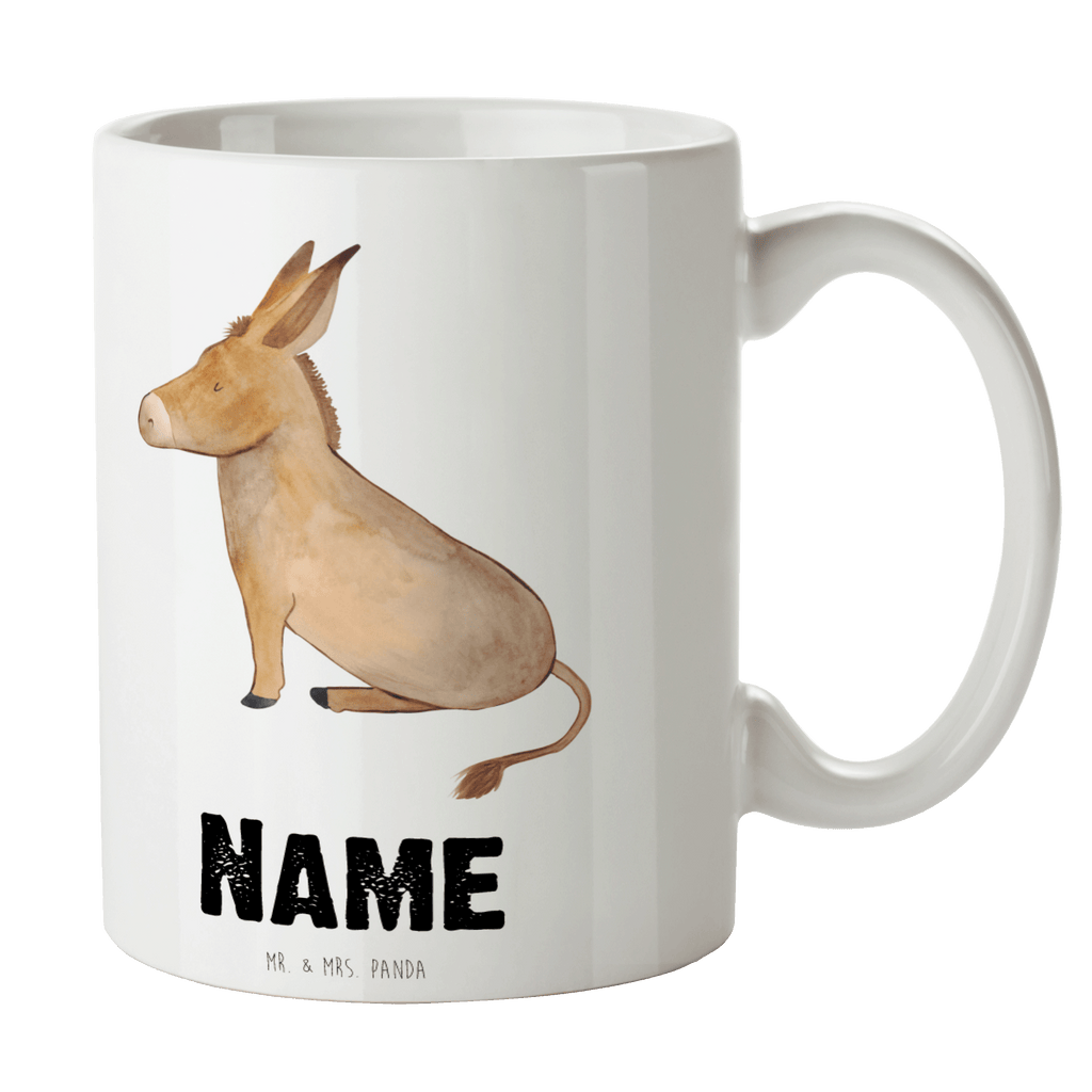 Personalisierte Tasse Esel Personalisierte Tasse, Namenstasse, Wunschname, Personalisiert, Tasse, Namen, Drucken, Tasse mit Namen, Tiermotive, Gute Laune, lustige Sprüche, Tiere, Esel, Weisheit, Lebensmut, Lebensglück, Ziel, Lebensziel, Mut, erfolg, tapferkeit, positive gedanken, zuversicht