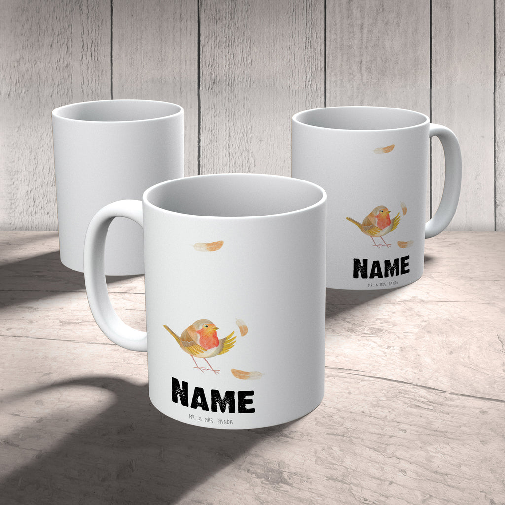 Personalisierte Tasse Rotkehlchen mit Federn Personalisierte Tasse, Namenstasse, Wunschname, Personalisiert, Tasse, Namen, Drucken, Tasse mit Namen, süße Tiermotive, gute Laune, lustige Sprüche, Tiere, What if i fall, Rotkehlchen, Spruch Motivation, Spruch Mut, Vogel, Motivation Sprüche, Motivationsbilder, fliegen