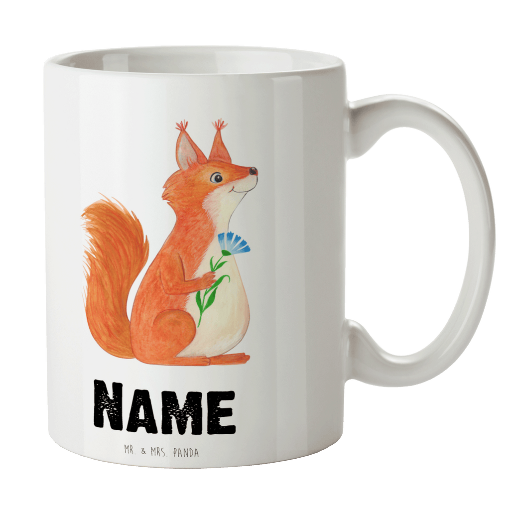 Personalisierte Tasse Eichhörnchen Blume Personalisierte Tasse, Namenstasse, Wunschname, Personalisiert, Tasse, Namen, Drucken, Tasse mit Namen, Tiermotive, Gute Laune, lustige Sprüche, Tiere, Eichhörnchen, Eichhorn, Spruch positiv, Lachen, Spaß, Motivation Sprüche, Motivation Bilder, glücklich Spruch, Spruch Deko