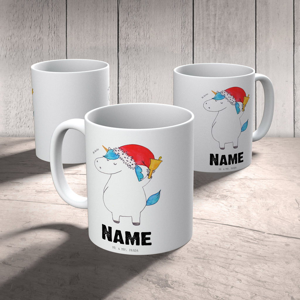 Personalisierte Tasse Einhorn Weihnachtsmann Personalisierte Tasse, Namenstasse, Wunschname, Personalisiert, Tasse, Namen, Drucken, Tasse mit Namen, Einhorn, Einhörner, Einhorn Deko, Pegasus, Unicorn, Gin, Schokolade, Schoki, Weihnachten, Weihnachtsmann, Nikolaus, Wunschzettel, Wunschliste, Feenstaub
