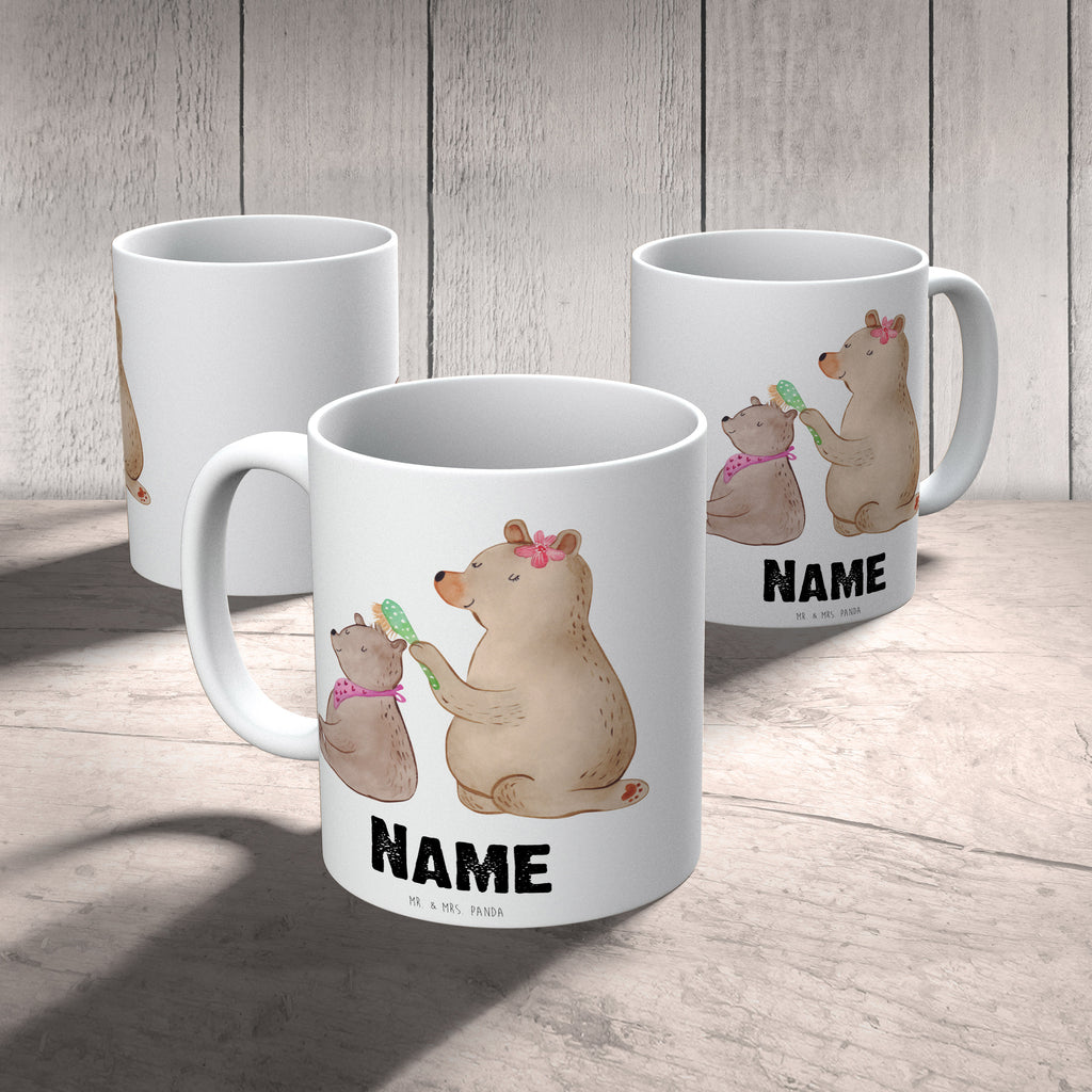 Personalisierte Tasse Bär mit Kind Personalisierte Tasse, Namenstasse, Wunschname, Personalisiert, Tasse, Namen, Drucken, Tasse mit Namen, Familie, Vatertag, Muttertag, Bruder, Schwester, Mama, Papa, Oma, Opa, Geschenk, Mutti, Mutter