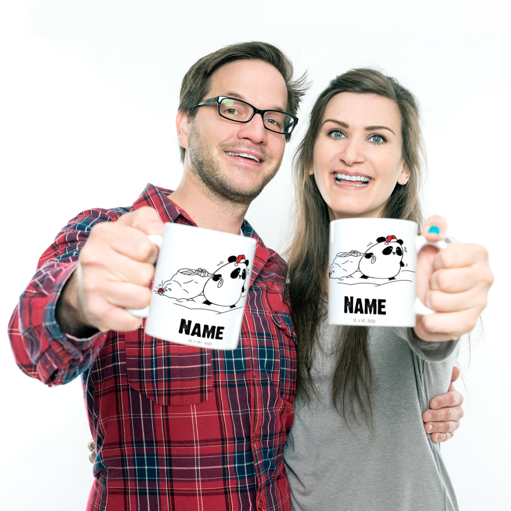 Personalisierte Tasse Easy & Peasy Frohe Weihnachten  Personalisierte Tasse, Namenstasse, Wunschname, Personalisiert, Tasse, Namen, Drucken, Tasse mit Namen  