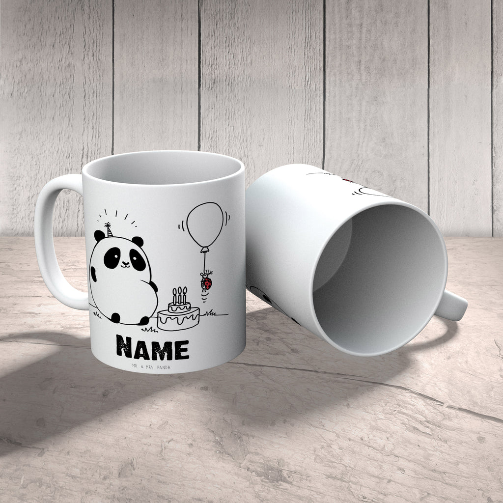 Personalisierte Tasse Easy & Peasy Happy Birthday  Personalisierte Tasse, Namenstasse, Wunschname, Personalisiert, Tasse, Namen, Drucken, Tasse mit Namen  