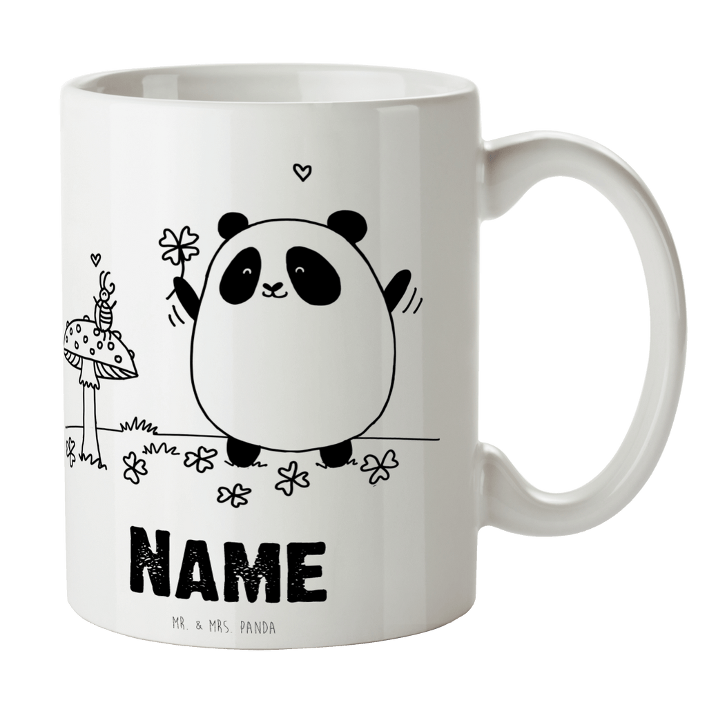 Personalisierte Tasse Easy & Peasy Viel Glück  Personalisierte Tasse, Namenstasse, Wunschname, Personalisiert, Tasse, Namen, Drucken, Tasse mit Namen  