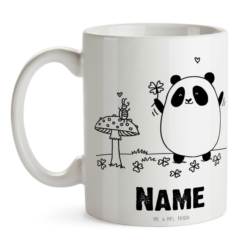 Personalisierte Tasse Easy & Peasy Viel Glück  Personalisierte Tasse, Namenstasse, Wunschname, Personalisiert, Tasse, Namen, Drucken, Tasse mit Namen  