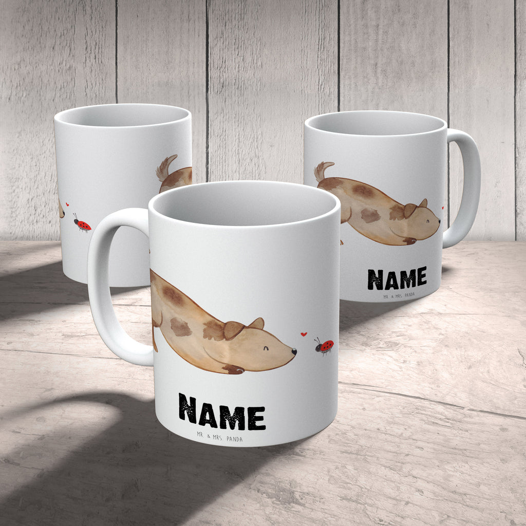 Personalisierte Tasse Hund Marienkäfer Personalisierte Tasse, Namenstasse, Wunschname, Personalisiert, Tasse, Namen, Drucken, Tasse mit Namen, Hund, Hundemotiv, Haustier, Hunderasse, Tierliebhaber, Hundebesitzer, Sprüche, Hunde, Hundespruch, Marienkäfer, Mischling, Mischlinghund