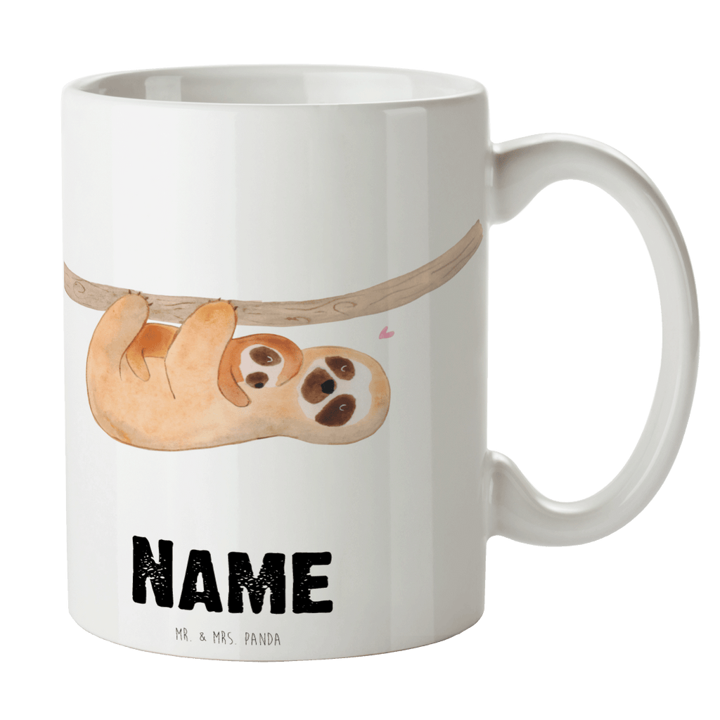 Personalisierte Tasse Faultier mit Kind Personalisierte Tasse, Namenstasse, Wunschname, Personalisiert, Tasse, Namen, Drucken, Tasse mit Namen, Faultier, Faultier Geschenk, Faultier Deko, Kind, Baby, Liebe, Mutter, Mama, Geburt, Kinder, Faulheit, Spaß, Niedlichkeit