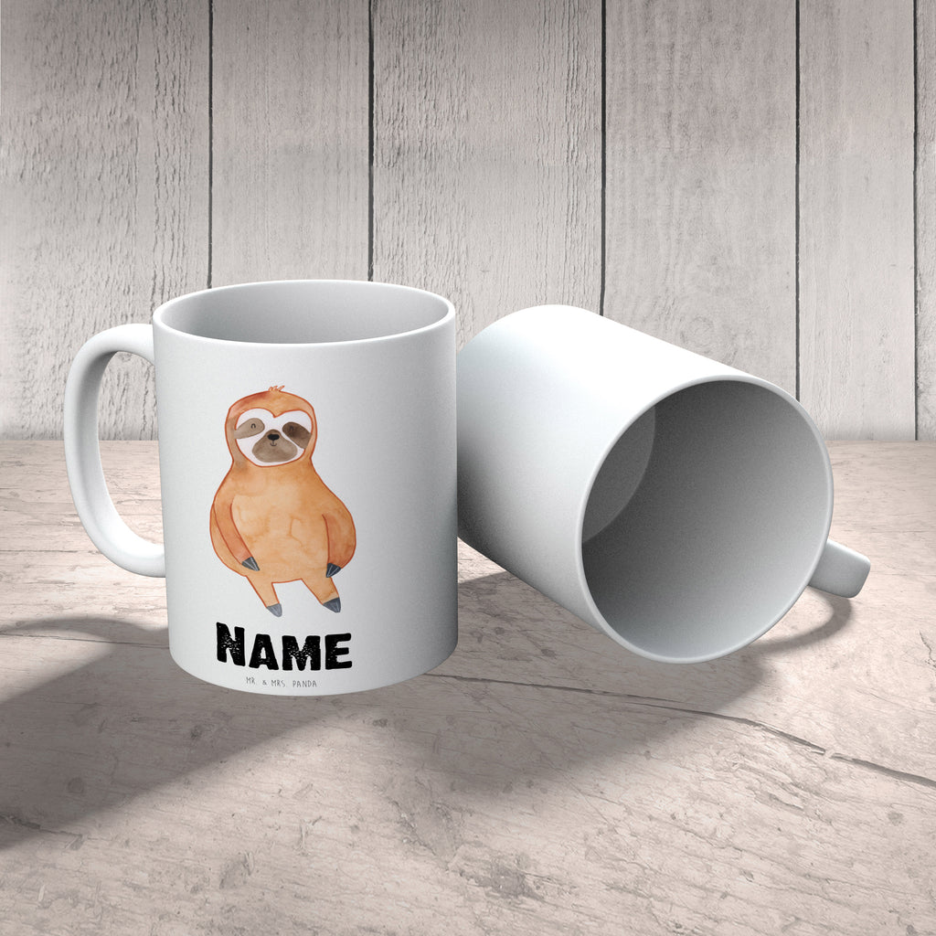 Personalisierte Tasse Faultier Zufrieden Personalisierte Tasse, Namenstasse, Wunschname, Personalisiert, Tasse, Namen, Drucken, Tasse mit Namen, Faultier, Faultier Geschenk, Faultier Deko, Faultiere, faul, Lieblingstier, Pause, relaxen, Glück, glücklich, zufrieden, happy, Zufriedenheit, Gelassenheit, Ruhe, Frieden