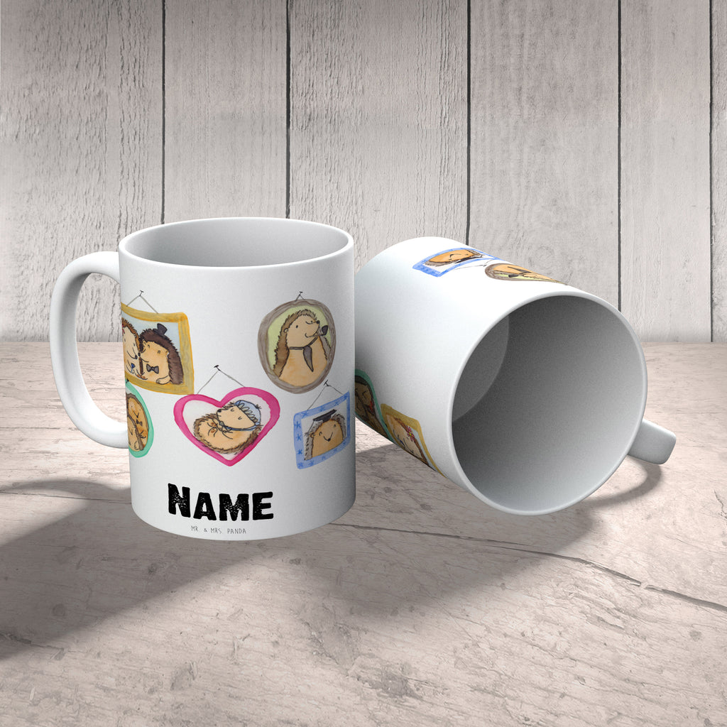 Personalisierte Tasse Igel Familie Personalisierte Tasse, Namenstasse, Wunschname, Personalisiert, Tasse, Namen, Drucken, Tasse mit Namen, Familie, Vatertag, Muttertag, Bruder, Schwester, Mama, Papa, Oma, Opa, Liebe, Igel, Bilder, Zusammenhalt, Glück