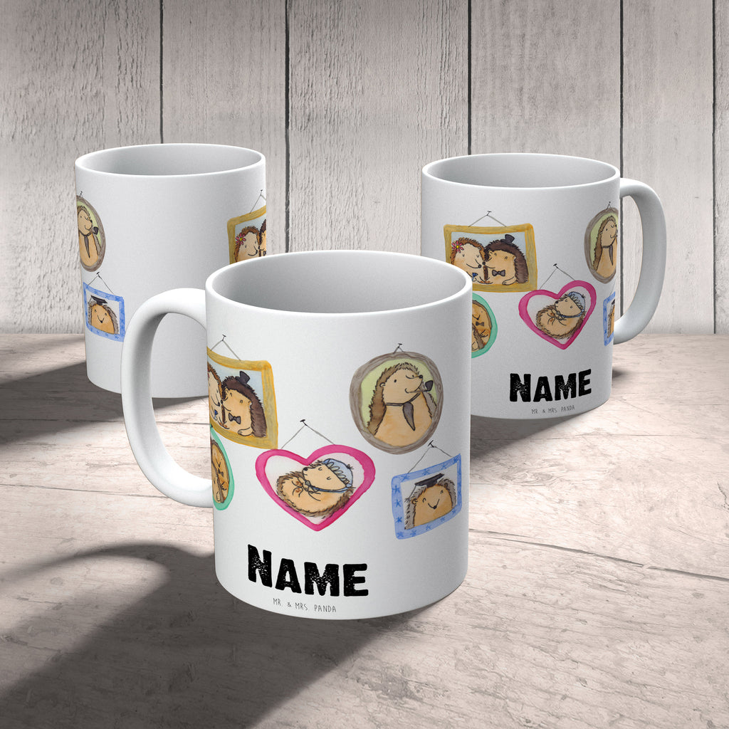 Personalisierte Tasse Igel Familie Personalisierte Tasse, Namenstasse, Wunschname, Personalisiert, Tasse, Namen, Drucken, Tasse mit Namen, Familie, Vatertag, Muttertag, Bruder, Schwester, Mama, Papa, Oma, Opa, Liebe, Igel, Bilder, Zusammenhalt, Glück