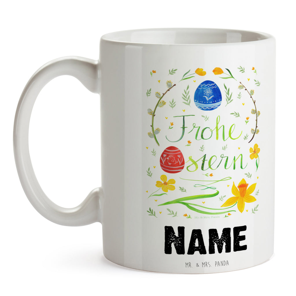 Personalisierte Tasse Frohe Ostern Personalisierte Tasse, Namenstasse, Wunschname, Personalisiert, Tasse, Namen, Drucken, Tasse mit Namen, Ostern, Osterhase, Ostergeschenke, Osternest, Osterdeko, Geschenk zu Ostern, Frohe Ostern, Ostergrüße, Osterblume, Osterei, bemalte Ostereier, Weidenkätzchen. Lettering