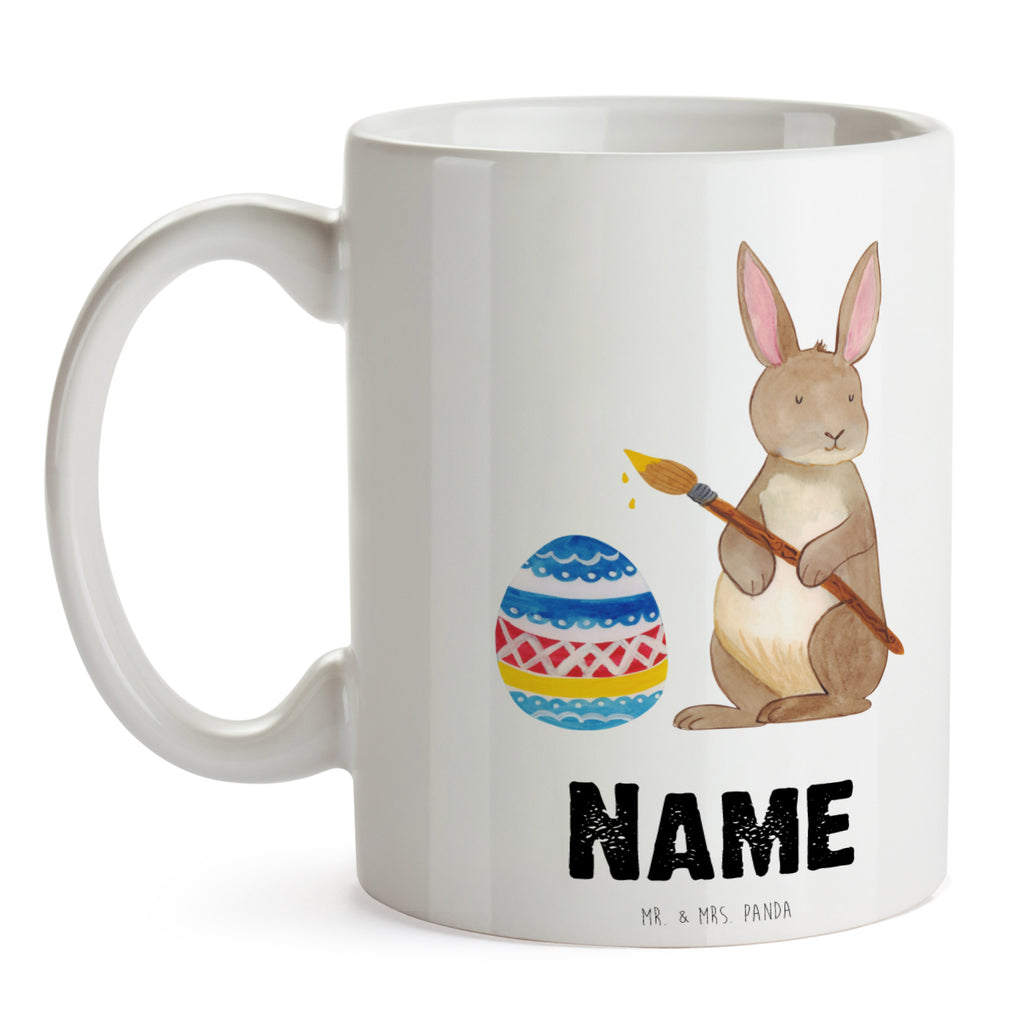 Personalisierte Tasse Hase Eiermalen Personalisierte Tasse, Namenstasse, Wunschname, Personalisiert, Tasse, Namen, Drucken, Tasse mit Namen, Ostern, Osterhase, Ostergeschenke, Osternest, Osterdeko, Geschenk zu Ostern, Frohe Ostern, Ostergrüße, Osterblume, Osterei, bemalte Ostereier, Hase, Kaninchen, Eiermalen