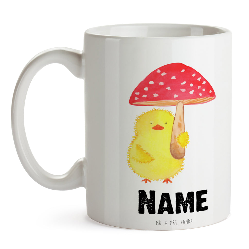 Personalisierte Tasse Küken Fliegenpilz Personalisierte Tasse, Namenstasse, Wunschname, Personalisiert, Tasse, Namen, Drucken, Tasse mit Namen, Ostern, Osterhase, Ostergeschenke, Osternest, Osterdeko, Geschenk zu Ostern, Küken, Fliegenpilz, Glückspilz, Frohe Ostern, Ostergrüße