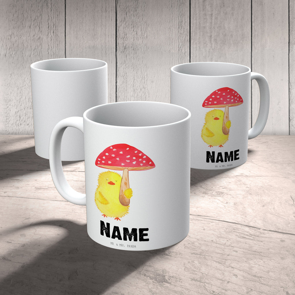 Personalisierte Tasse Küken Fliegenpilz Personalisierte Tasse, Namenstasse, Wunschname, Personalisiert, Tasse, Namen, Drucken, Tasse mit Namen, Ostern, Osterhase, Ostergeschenke, Osternest, Osterdeko, Geschenk zu Ostern, Küken, Fliegenpilz, Glückspilz, Frohe Ostern, Ostergrüße