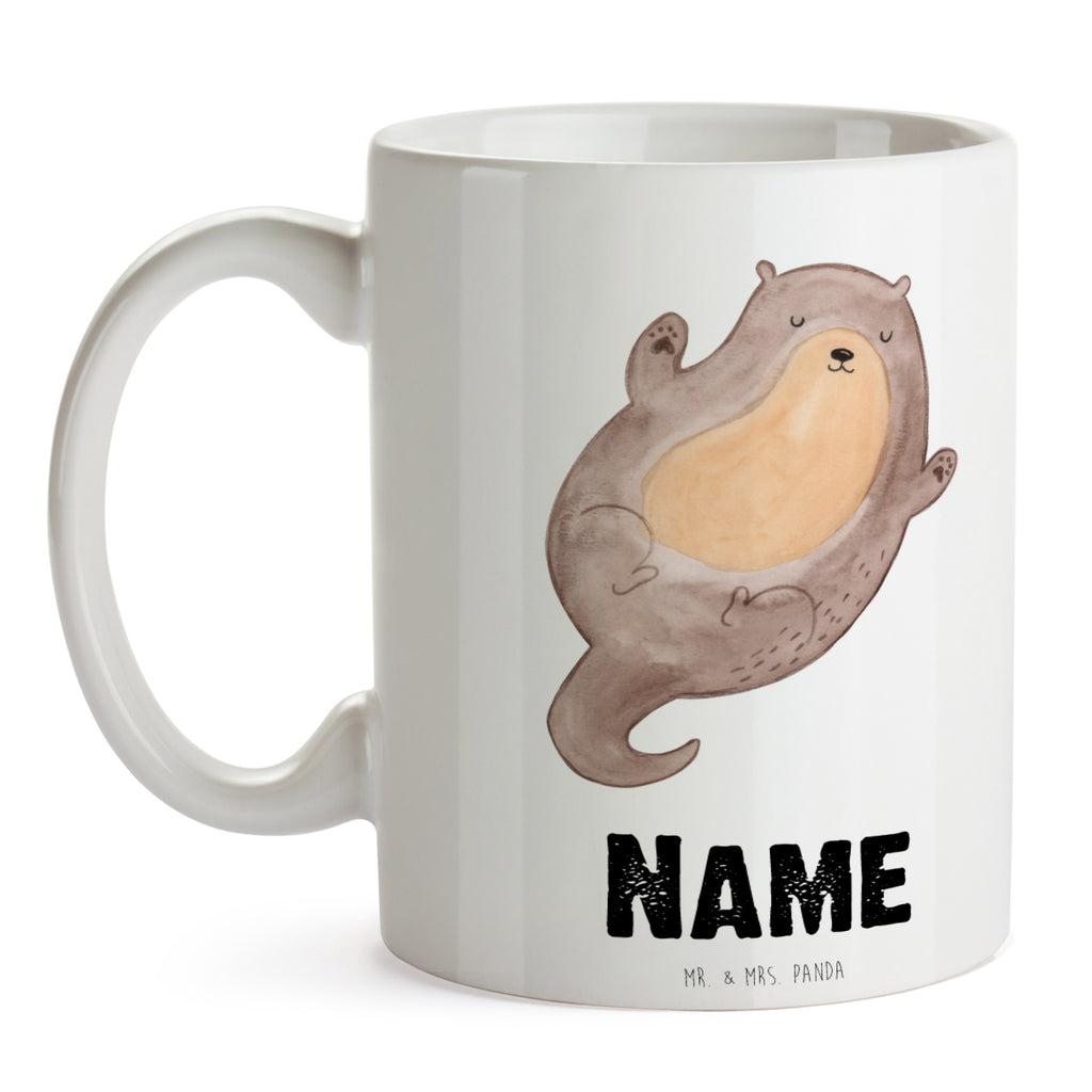 Personalisierte Tasse Otter Umarmen Personalisierte Tasse, Namenstasse, Wunschname, Personalisiert, Tasse, Namen, Drucken, Tasse mit Namen, Otter, Fischotter, Seeotter, Otter Seeotter See Otter