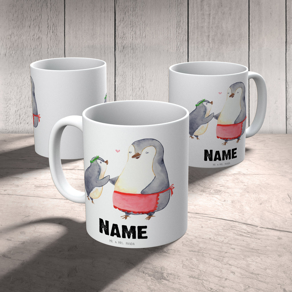 Personalisierte Tasse Pinguin mit Kind Personalisierte Tasse, Namenstasse, Wunschname, Personalisiert, Tasse, Namen, Drucken, Tasse mit Namen, Familie, Vatertag, Muttertag, Bruder, Schwester, Mama, Papa, Oma, Opa, Geschenk, Mami, Mutti, Mutter, Geburststag