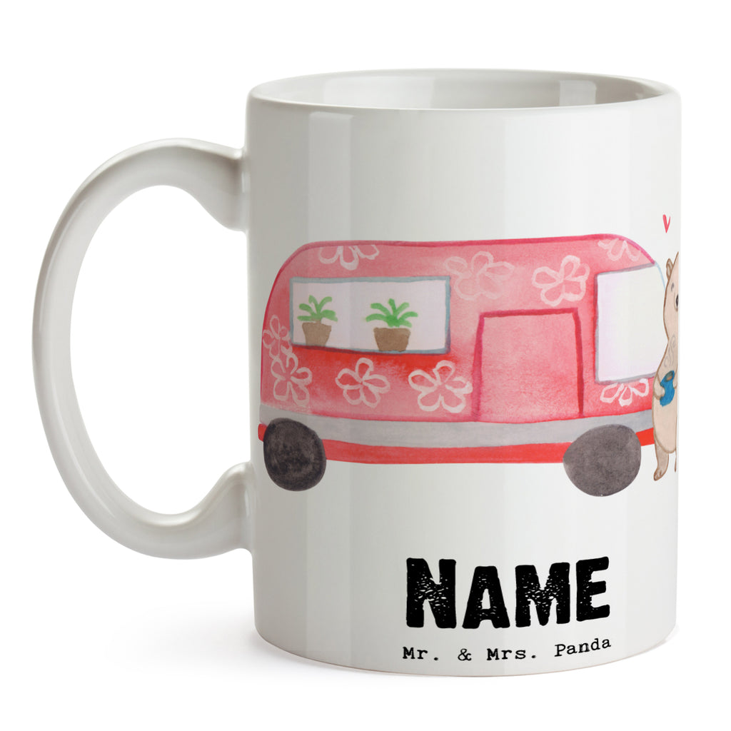 Personalisierte Tasse Bär Camper Tage Personalisierte Tasse, Namenstasse, Wunschname, Personalisiert, Tasse, Namen, Drucken, Tasse mit Namen, Geschenk, Sport, Sportart, Hobby, Schenken, Danke, Dankeschön, Auszeichnung, Gewinn, Sportler, Camper, Campen, Zelten, Campingplatz, Wohnmobil, Roadtrip, Urlaub