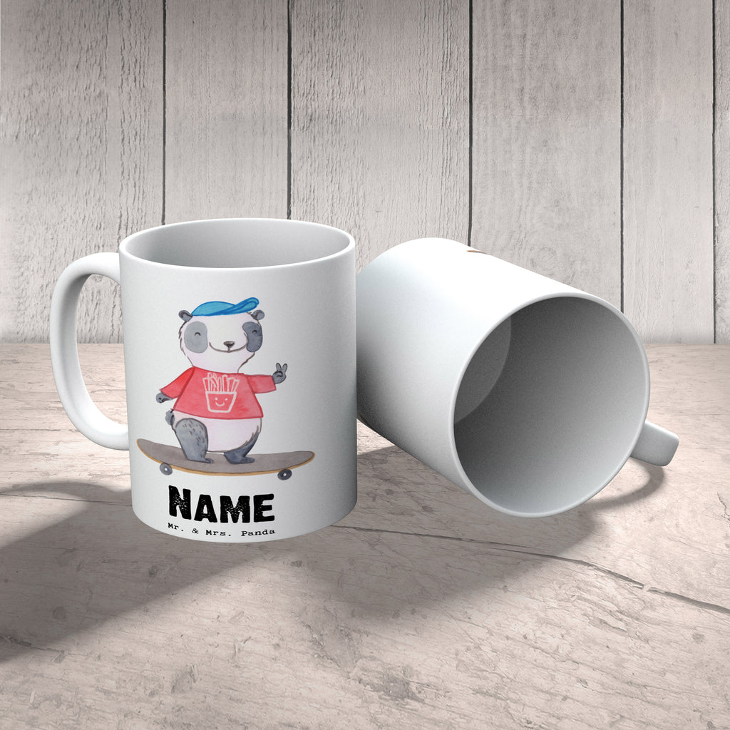 Personalisierte Tasse Panda Longboard fahren Tage Personalisierte Tasse, Namenstasse, Wunschname, Personalisiert, Tasse, Namen, Drucken, Tasse mit Namen, Geschenk, Sport, Sportart, Hobby, Schenken, Danke, Dankeschön, Auszeichnung, Gewinn, Sportler, Longboard fahren, Skaten
