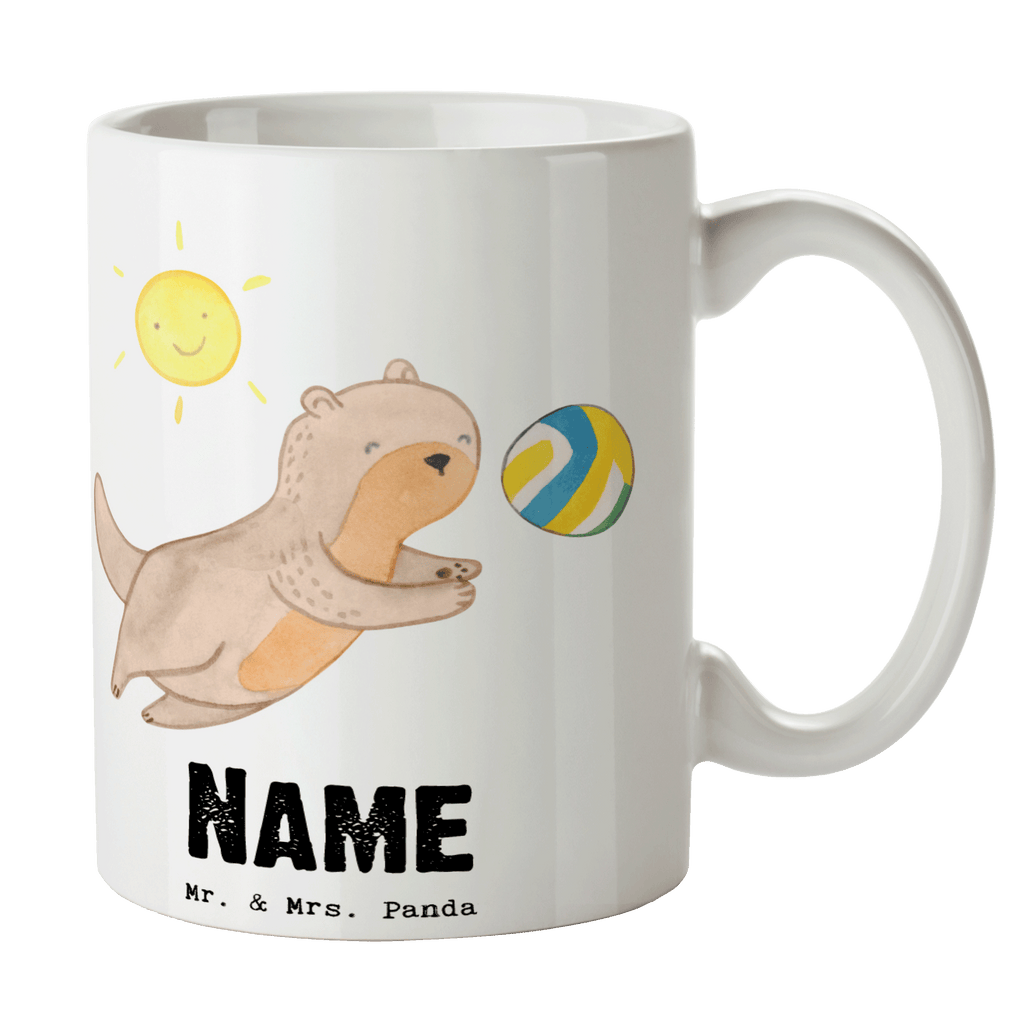 Personalisierte Tasse Otter Beachvolleyball Tage Personalisierte Tasse, Namenstasse, Wunschname, Personalisiert, Tasse, Namen, Drucken, Tasse mit Namen, Geschenk, Sport, Sportart, Hobby, Schenken, Danke, Dankeschön, Auszeichnung, Gewinn, Sportler, Beachvolleyball, Volleyball, Ballsport, Volleyballturnier