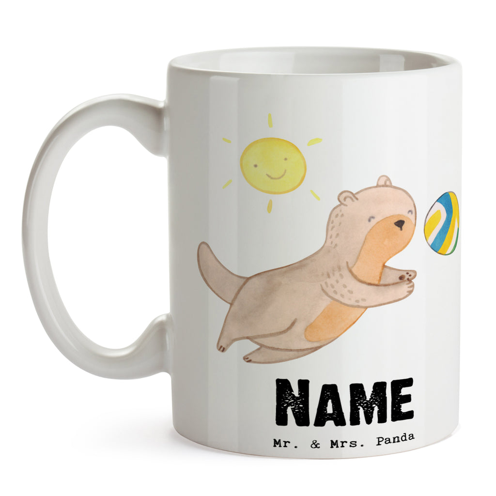 Personalisierte Tasse Otter Beachvolleyball Tage Personalisierte Tasse, Namenstasse, Wunschname, Personalisiert, Tasse, Namen, Drucken, Tasse mit Namen, Geschenk, Sport, Sportart, Hobby, Schenken, Danke, Dankeschön, Auszeichnung, Gewinn, Sportler, Beachvolleyball, Volleyball, Ballsport, Volleyballturnier