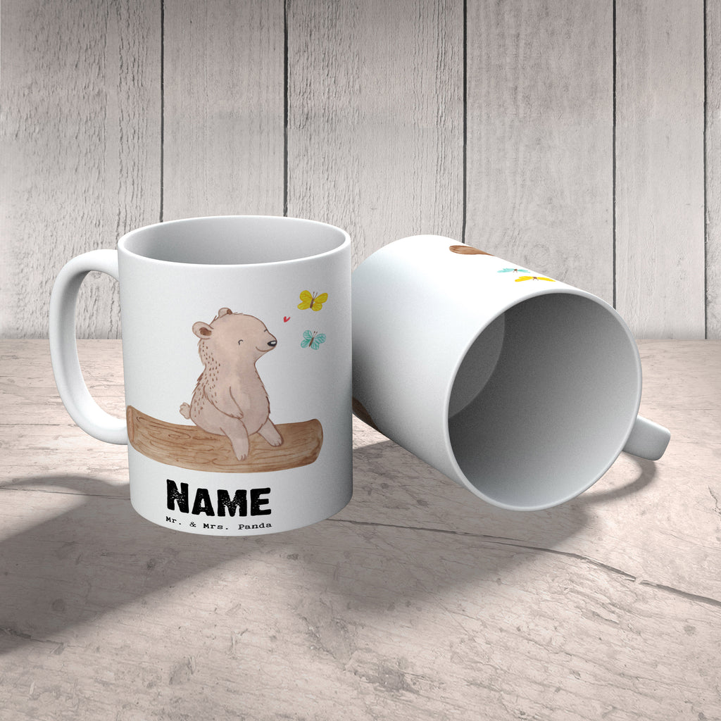 Personalisierte Tasse Bär Naturliebhaber Tage Personalisierte Tasse, Namenstasse, Wunschname, Personalisiert, Tasse, Namen, Drucken, Tasse mit Namen, Geschenk, Sport, Sportart, Hobby, Schenken, Danke, Dankeschön, Auszeichnung, Gewinn, Sportler, Naturliebhaber, Outdoor, Wandern, Nature Lover