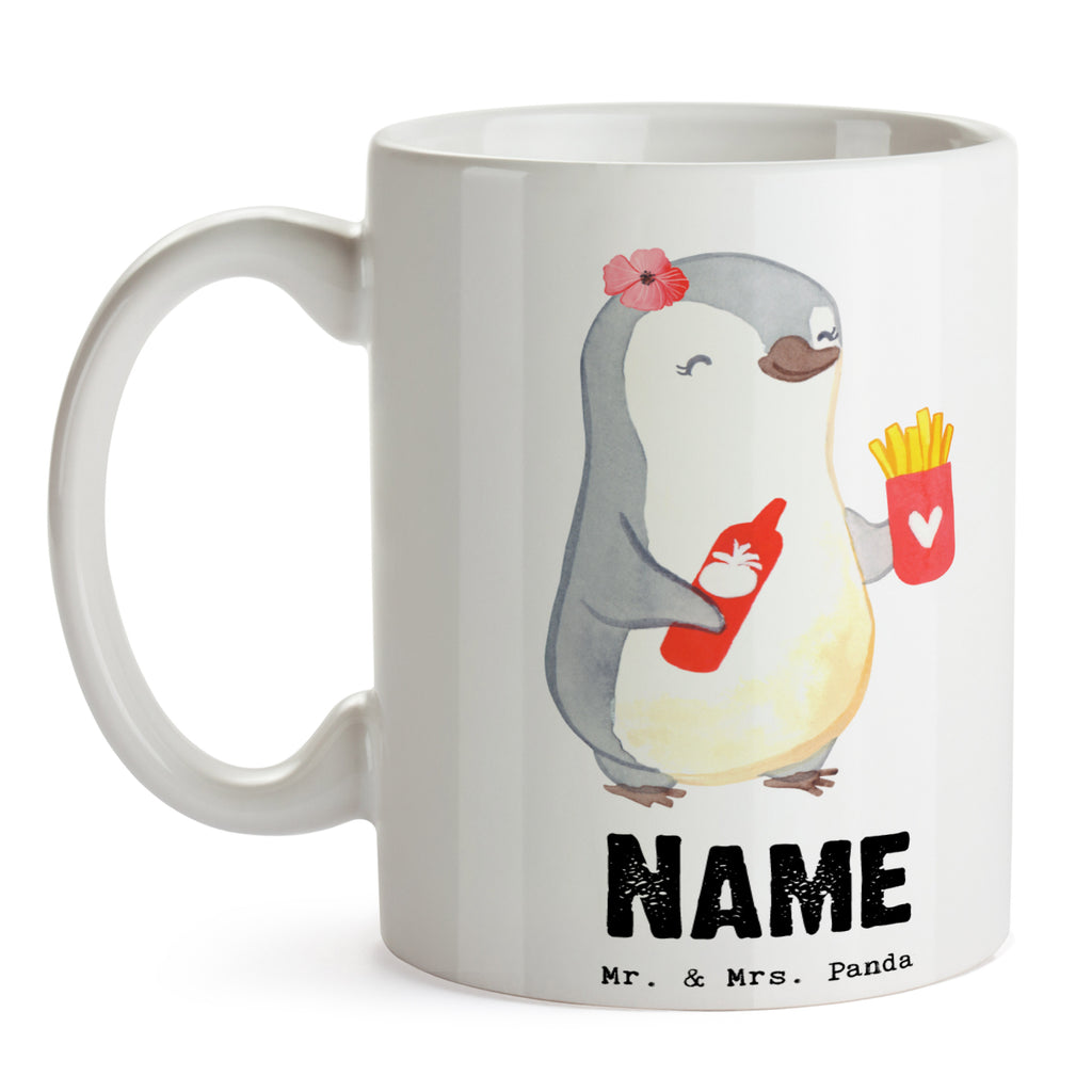 Personalisierte Tasse Imbissbesitzerin mit Herz Personalisierte Tasse, Namenstasse, Wunschname, Personalisiert, Tasse, Namen, Drucken, Tasse mit Namen, Beruf, Ausbildung, Jubiläum, Abschied, Rente, Kollege, Kollegin, Geschenk, Schenken, Arbeitskollege, Mitarbeiter, Firma, Danke, Dankeschön, Imbissbesitzerin, Imibissverkäuferin, Pommesverkäuferin, Pommesliebe