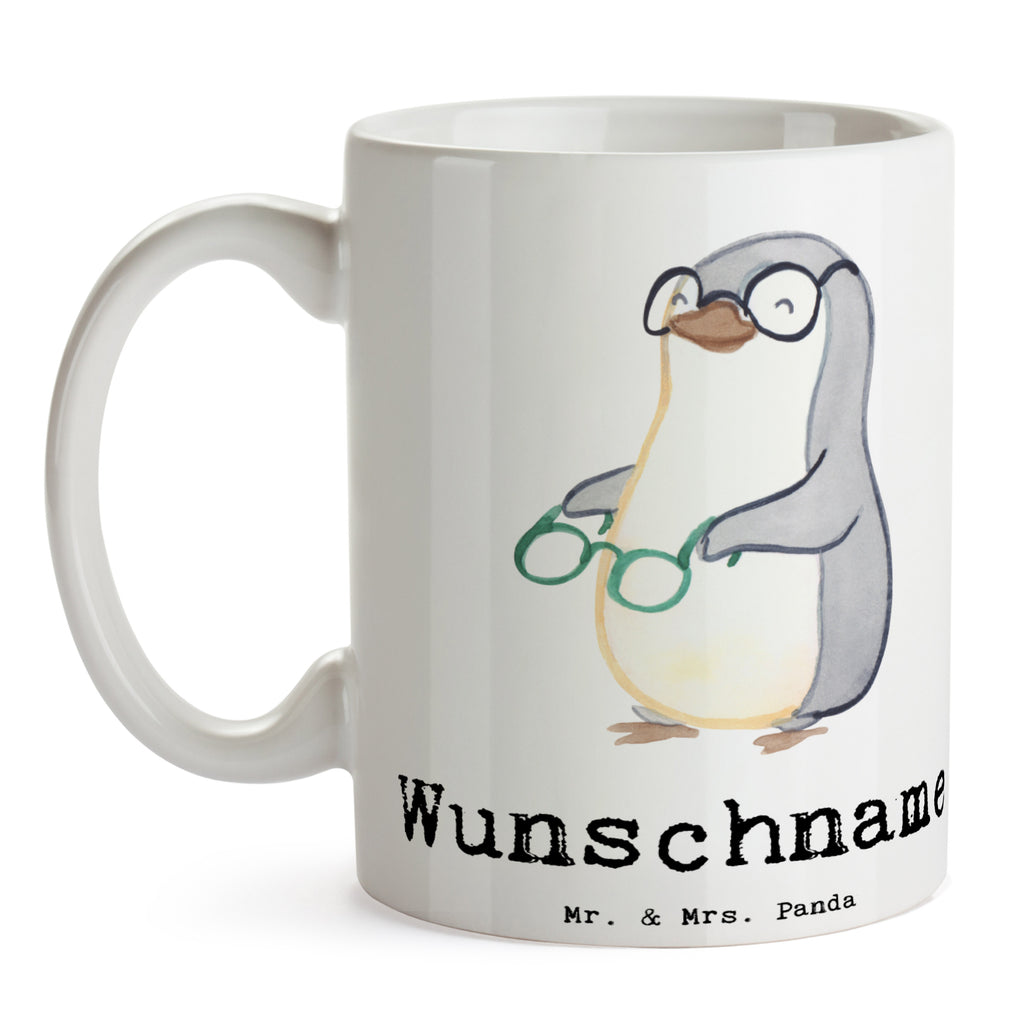 Personalisierte Tasse Augenoptiker mit Herz Personalisierte Tasse, Namenstasse, Wunschname, Personalisiert, Tasse, Namen, Drucken, Tasse mit Namen, Beruf, Ausbildung, Jubiläum, Abschied, Rente, Kollege, Kollegin, Geschenk, Schenken, Arbeitskollege, Mitarbeiter, Firma, Danke, Dankeschön, Augenoptiker, Optiker, Augenarzt, Optometrist, Brillenverkäufer, Brillengeschäft, Eröffnung