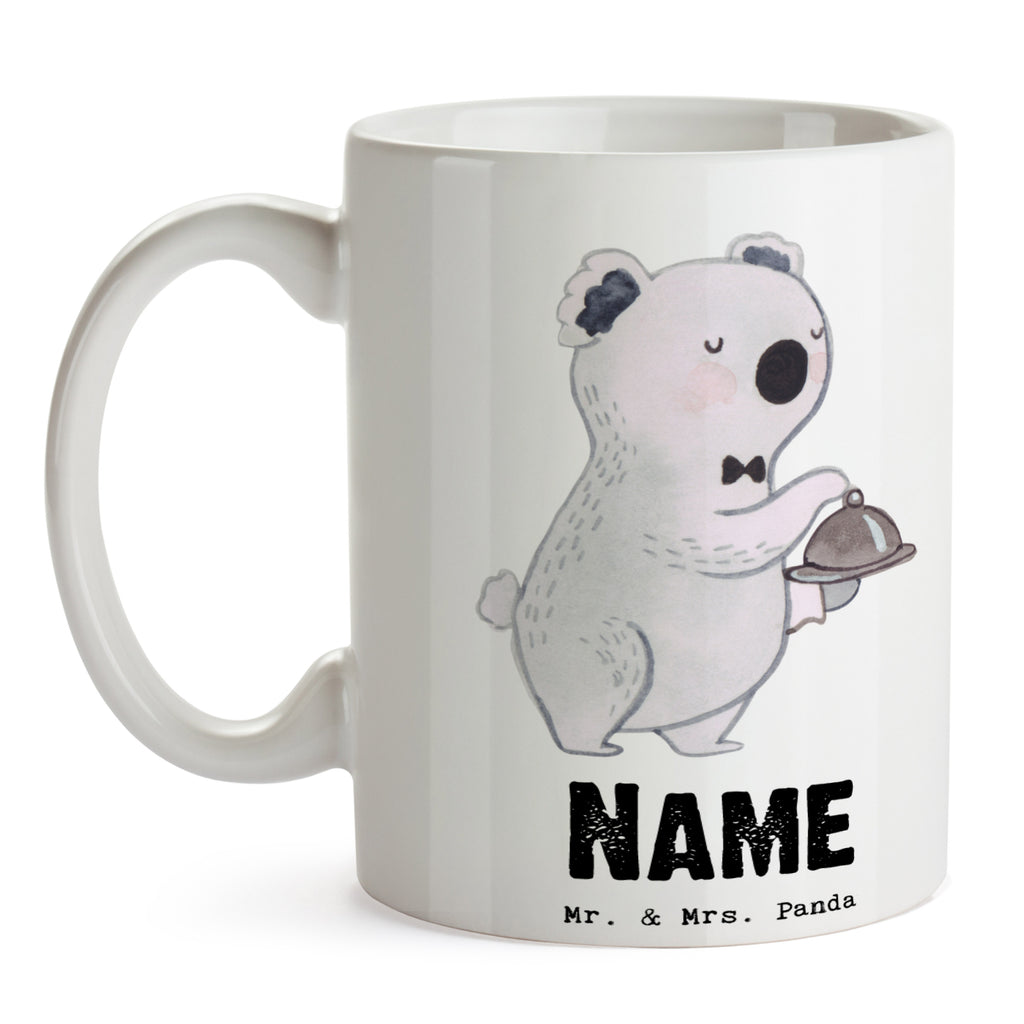 Personalisierte Tasse Kellner mit Herz Personalisierte Tasse, Namenstasse, Wunschname, Personalisiert, Tasse, Namen, Drucken, Tasse mit Namen, Beruf, Ausbildung, Jubiläum, Abschied, Rente, Kollege, Kollegin, Geschenk, Schenken, Arbeitskollege, Mitarbeiter, Firma, Danke, Dankeschön, Kellner, Servicekraft, Restaurant, Ober